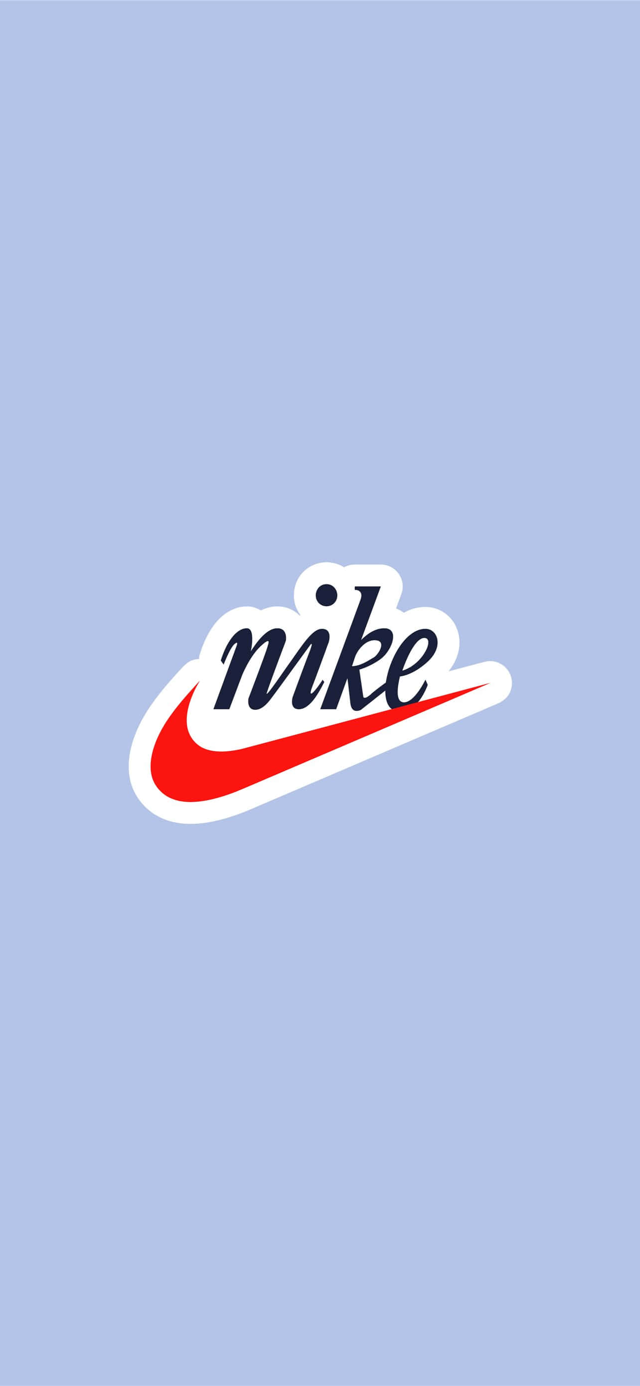 The iconic Nike blue logo Picha ya Ukuta