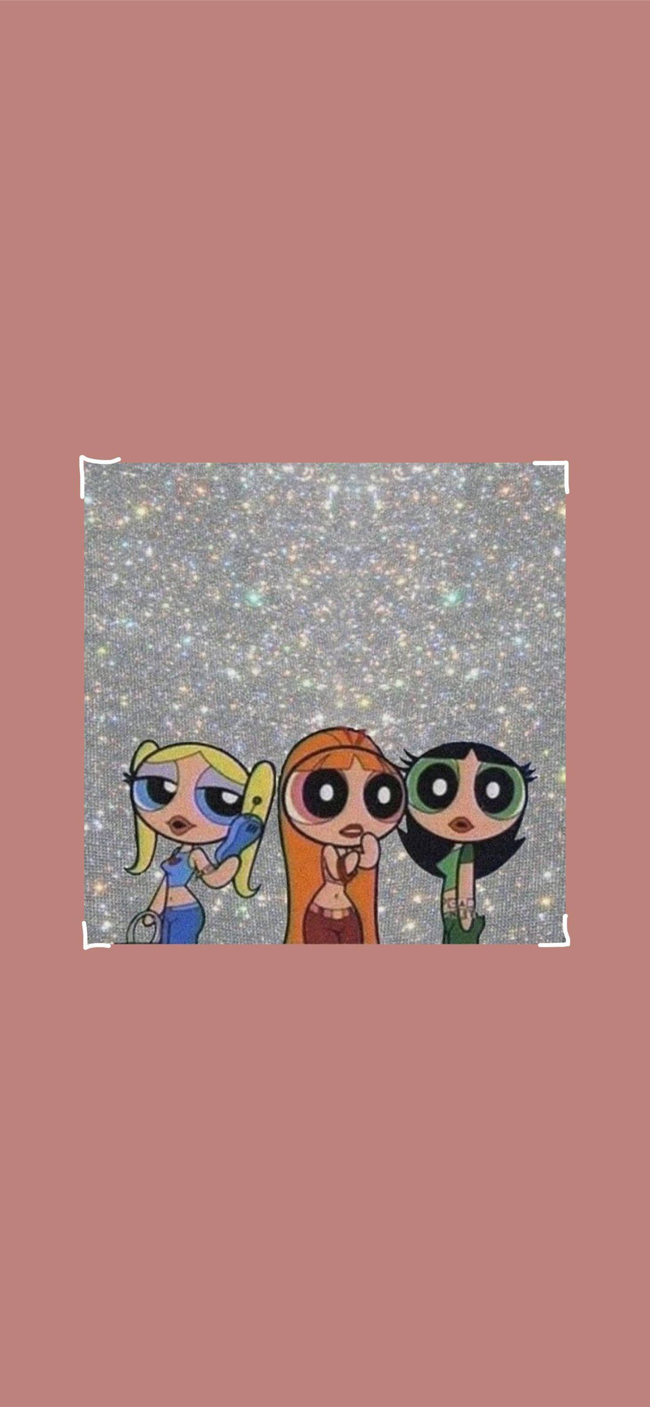 The Powerpuff Girls Kama Vijana Picha ya Ukuta