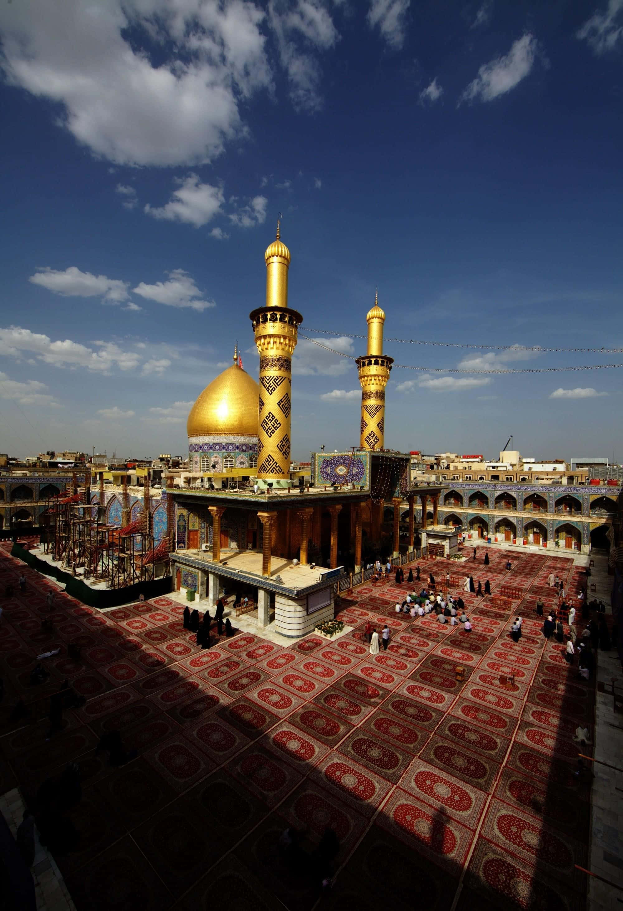 The Serene Landscape of Karbala at Dusk Picha ya Ukuta