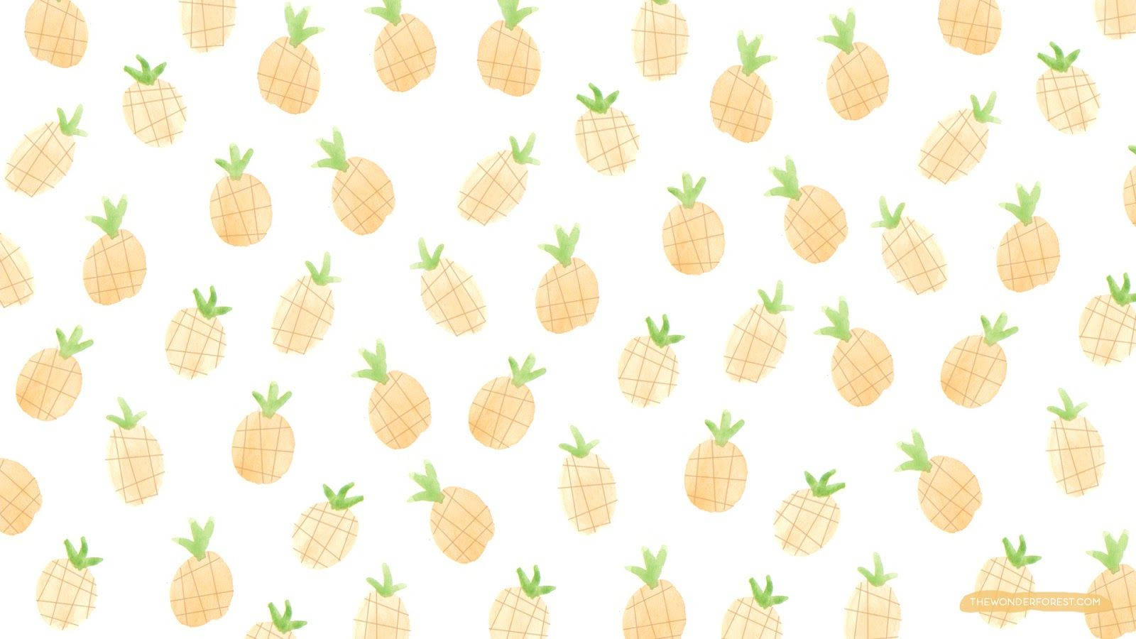 "The Signature Colors of a Pineapple" Picha ya Ukuta