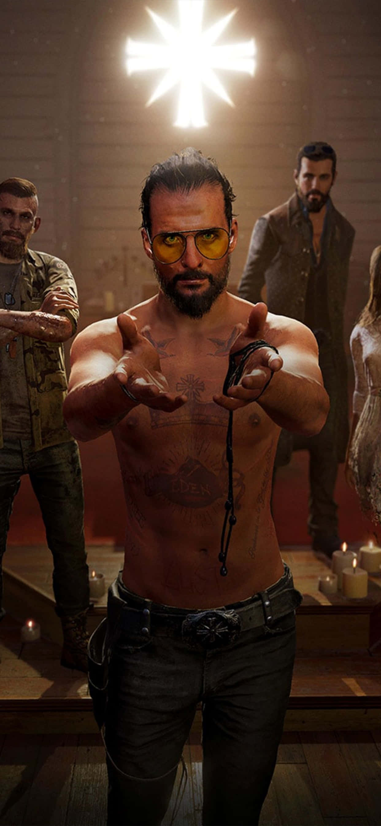 the walking dead - mtuwa na bunduki Picha ya Ukuta
