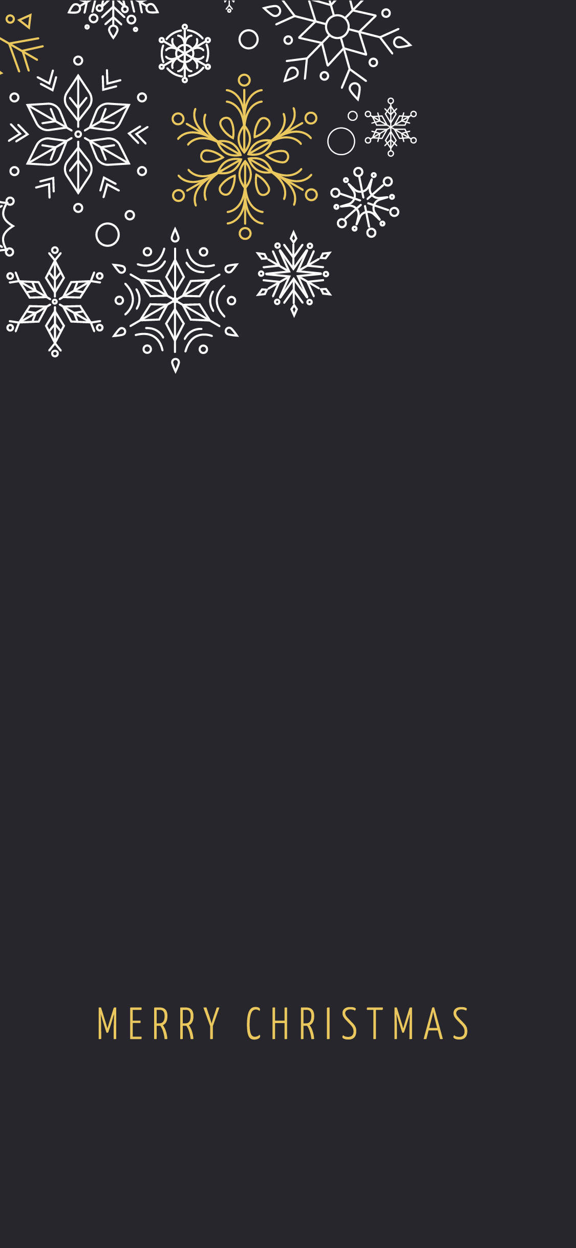 Theluji za Krismasi Aesthetic za iPhone Picha ya Ukuta