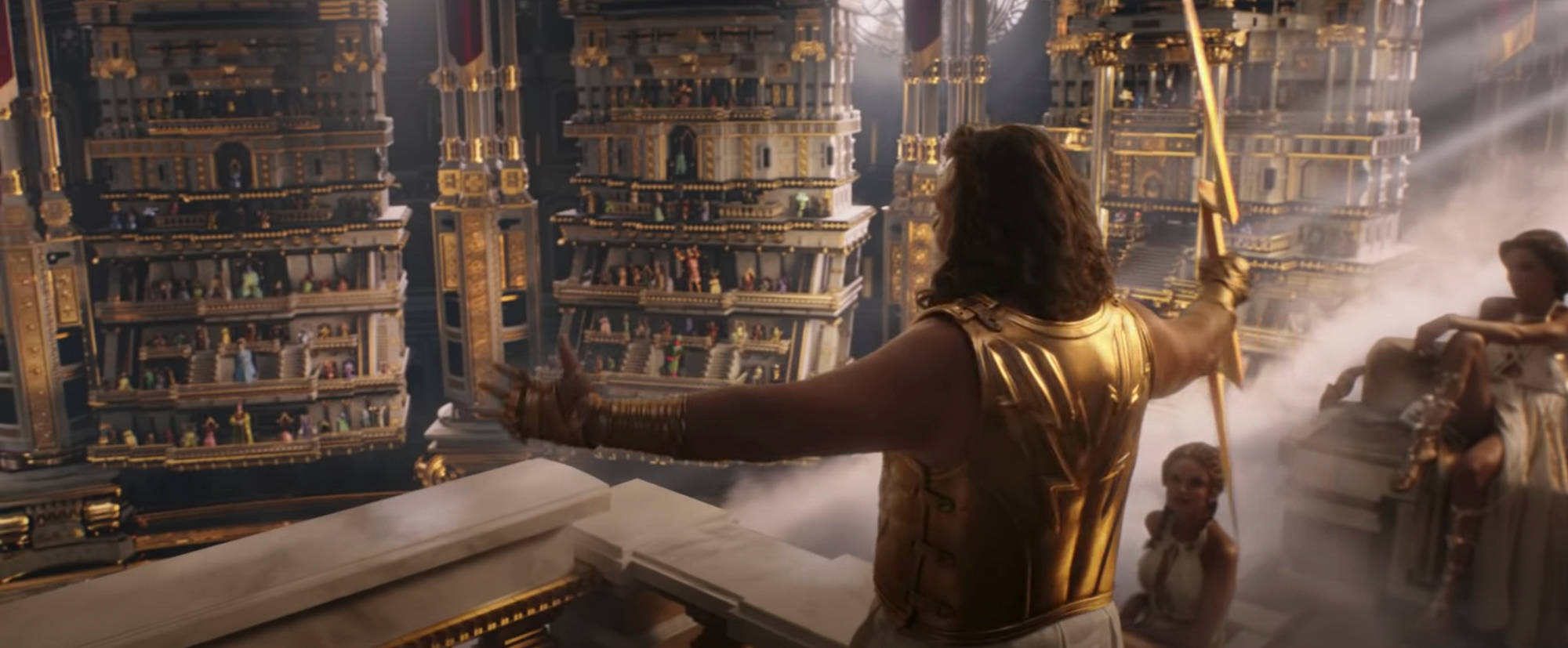 Thor Love And Thunder Olimpos Picha ya Ukuta