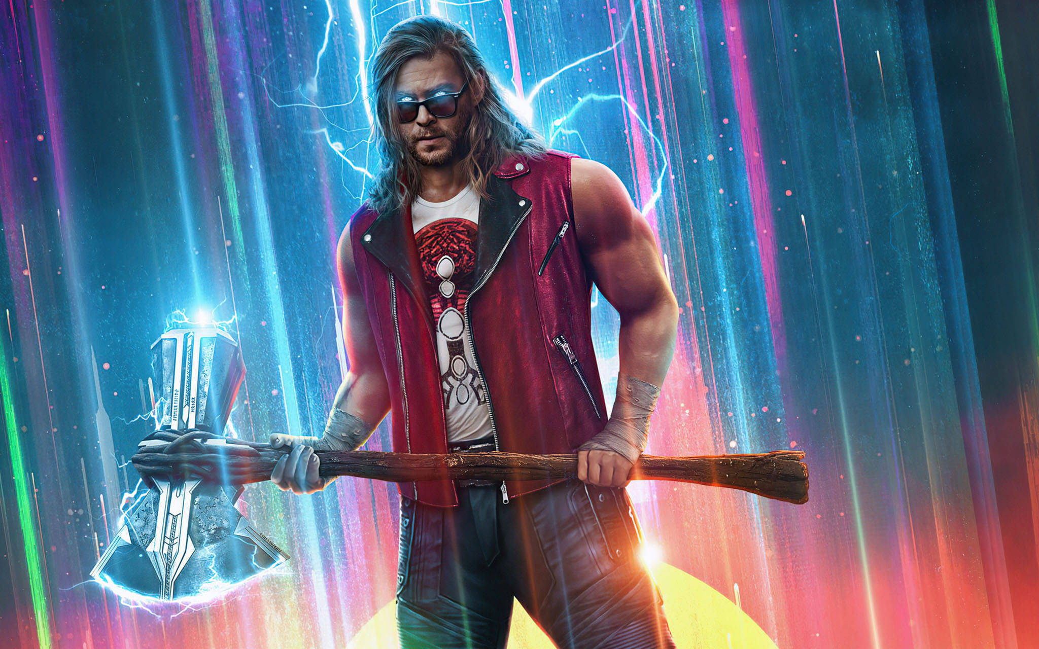 Thor Love And Thunder Thor Mzuri Picha ya Ukuta