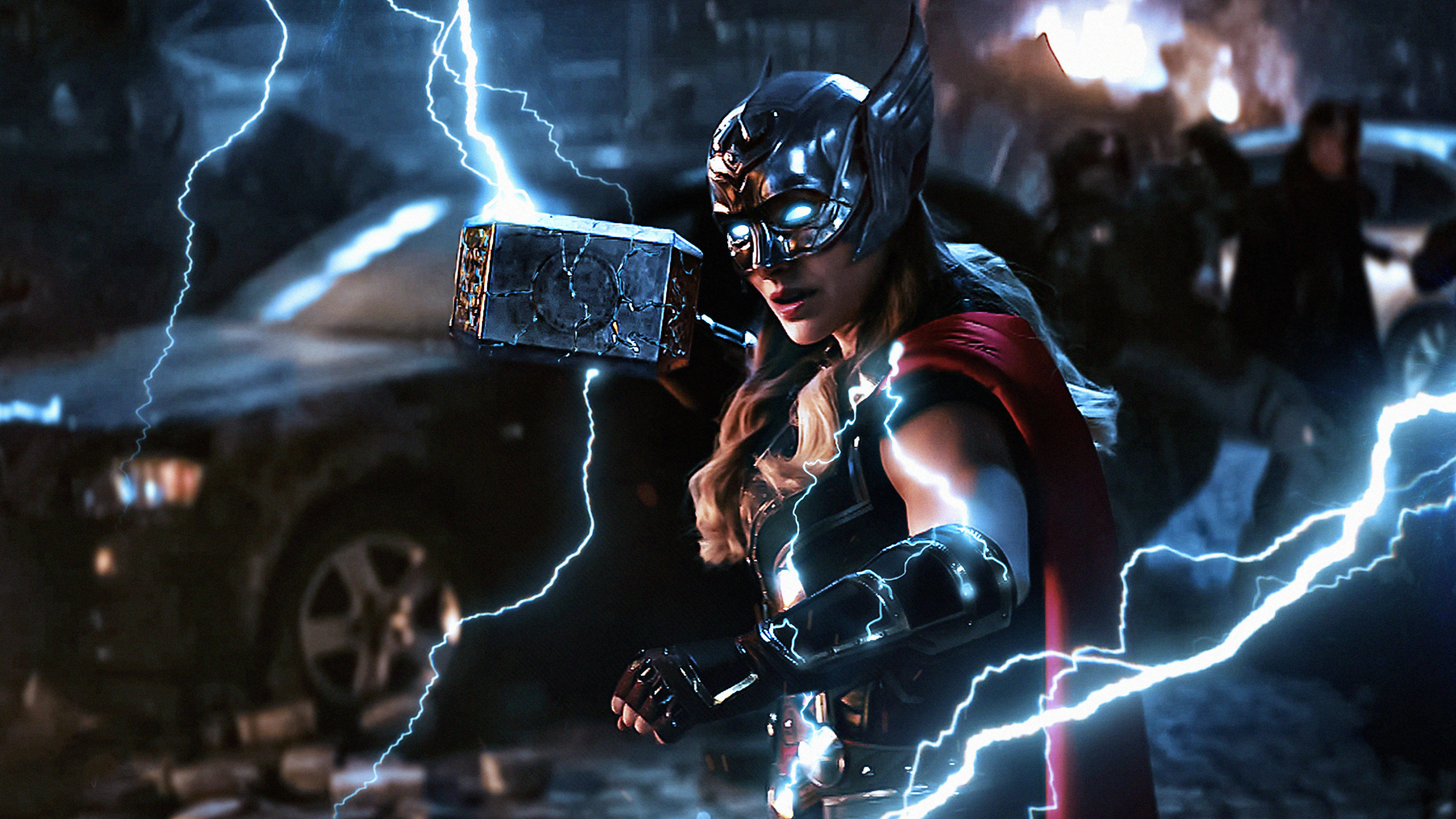 Thor Love na Thunder Mighty Thor Picha ya Ukuta