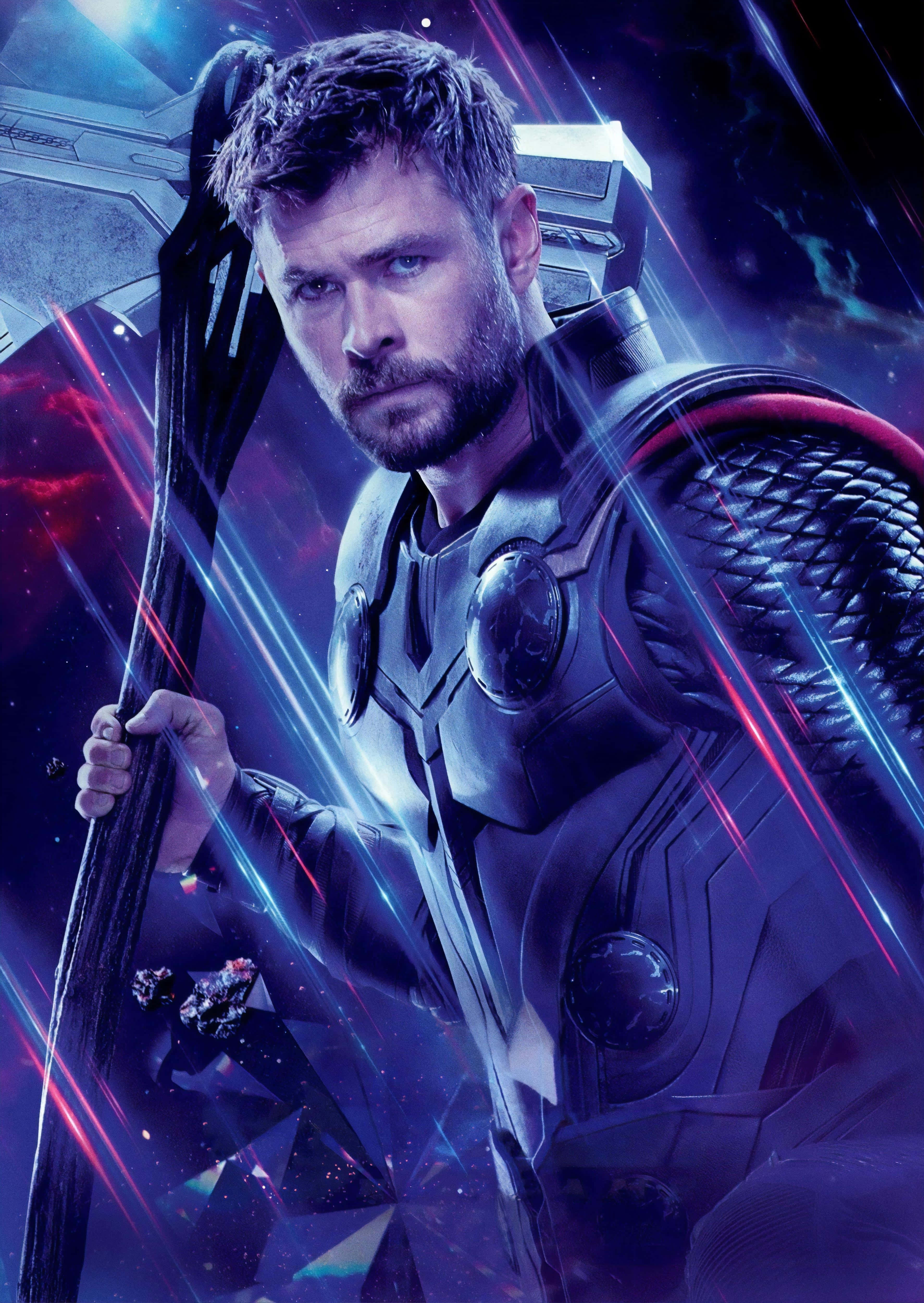 Thor strikes down with Mjölnir Picha ya Ukuta