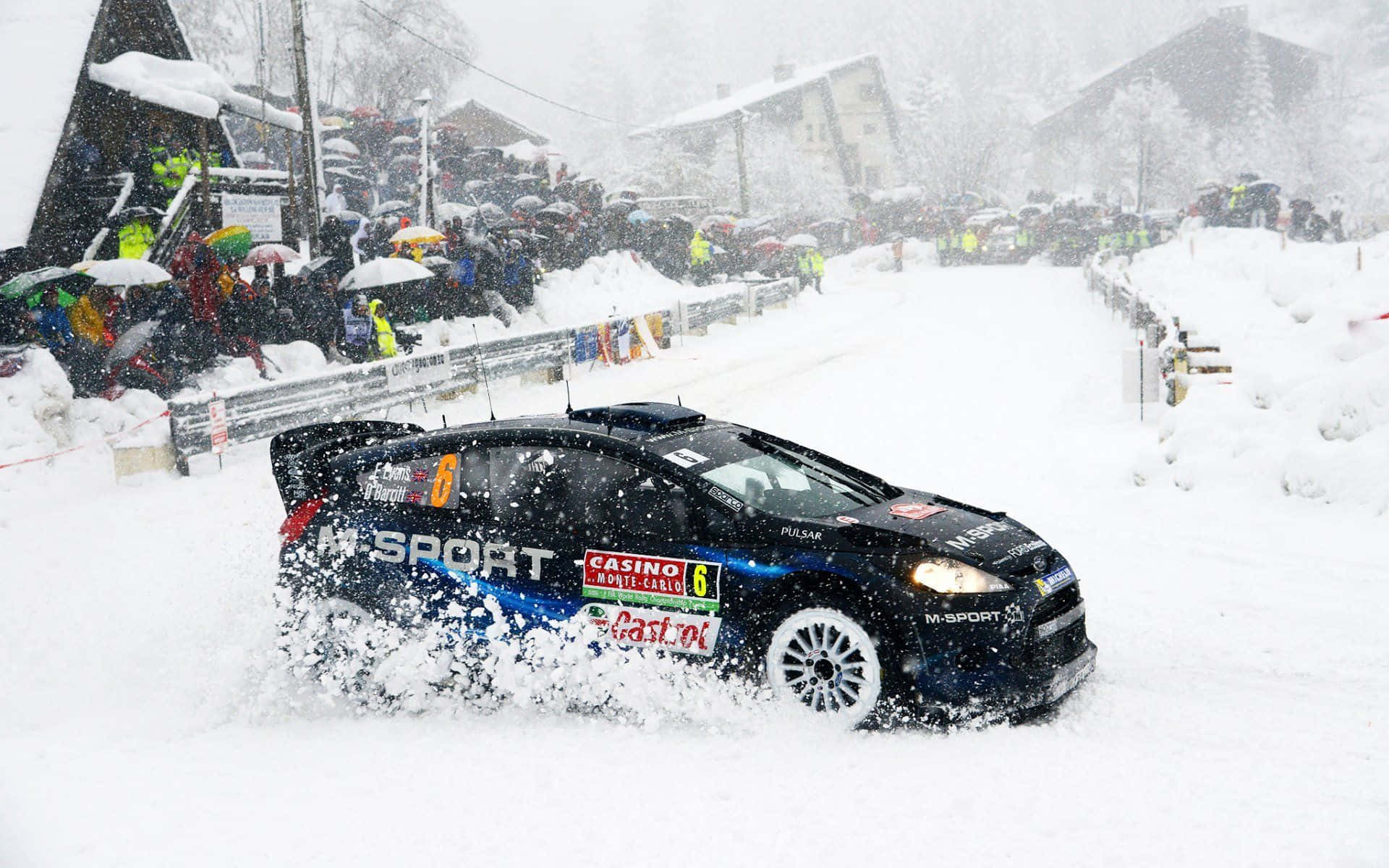 Thrilling Ice Racing Experience Picha ya Ukuta