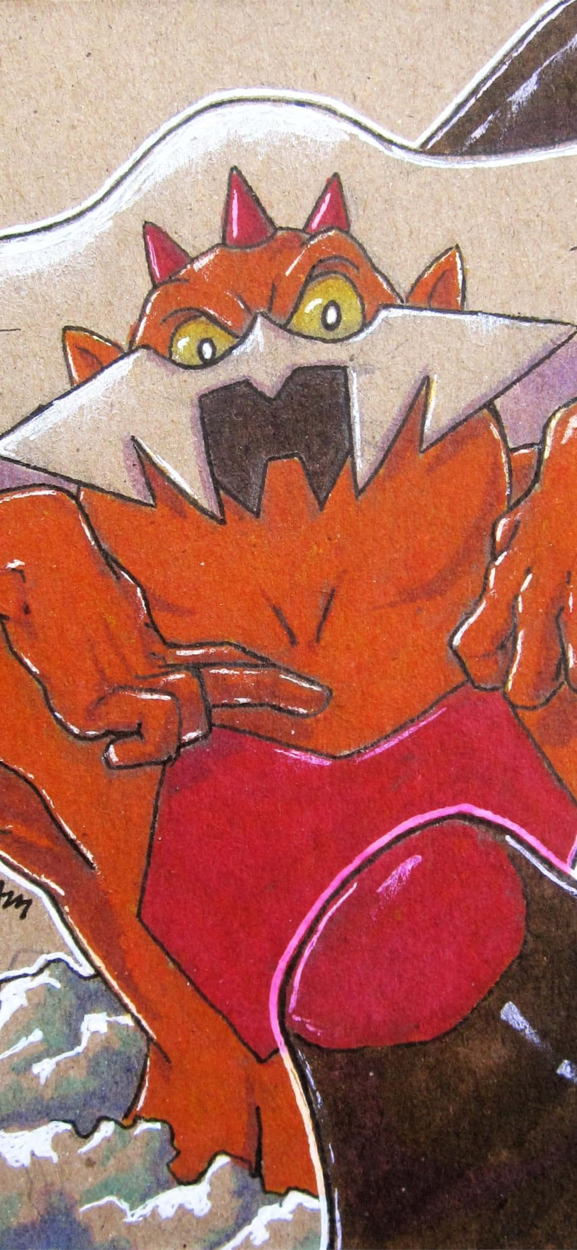 Thundurus Orange Picha ya Ukuta