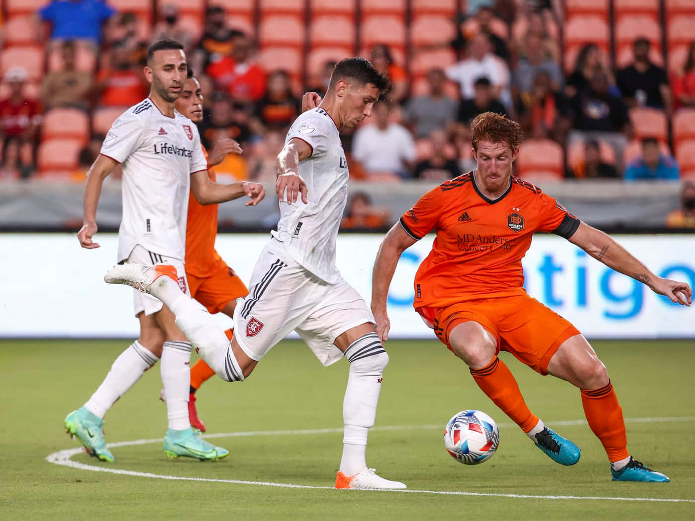 Tim Parker wa MLS Houston Dynamo Picha ya Ukuta