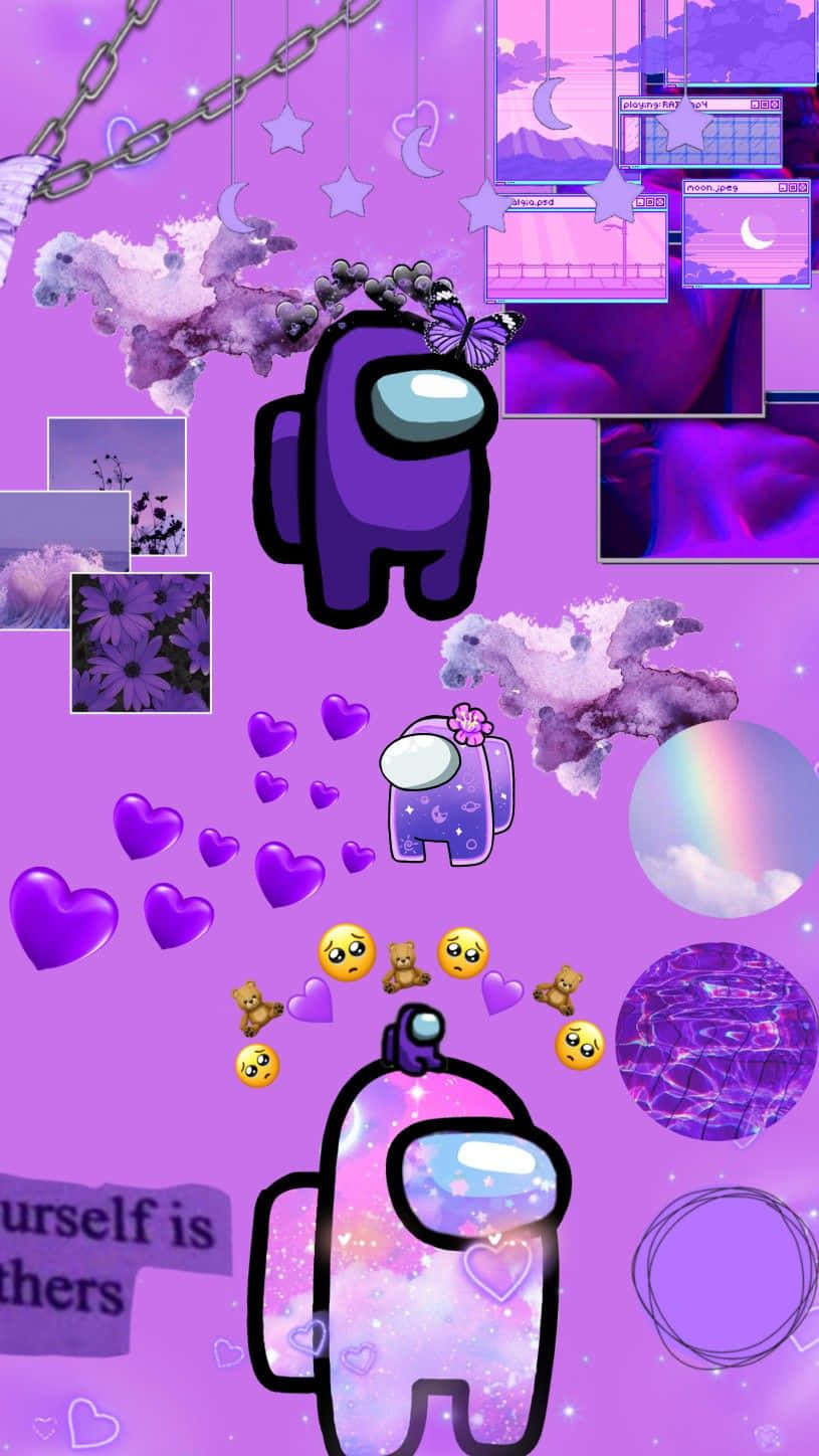 "Timu ni muhimu katika Aesthetic Among US!" Picha ya Ukuta