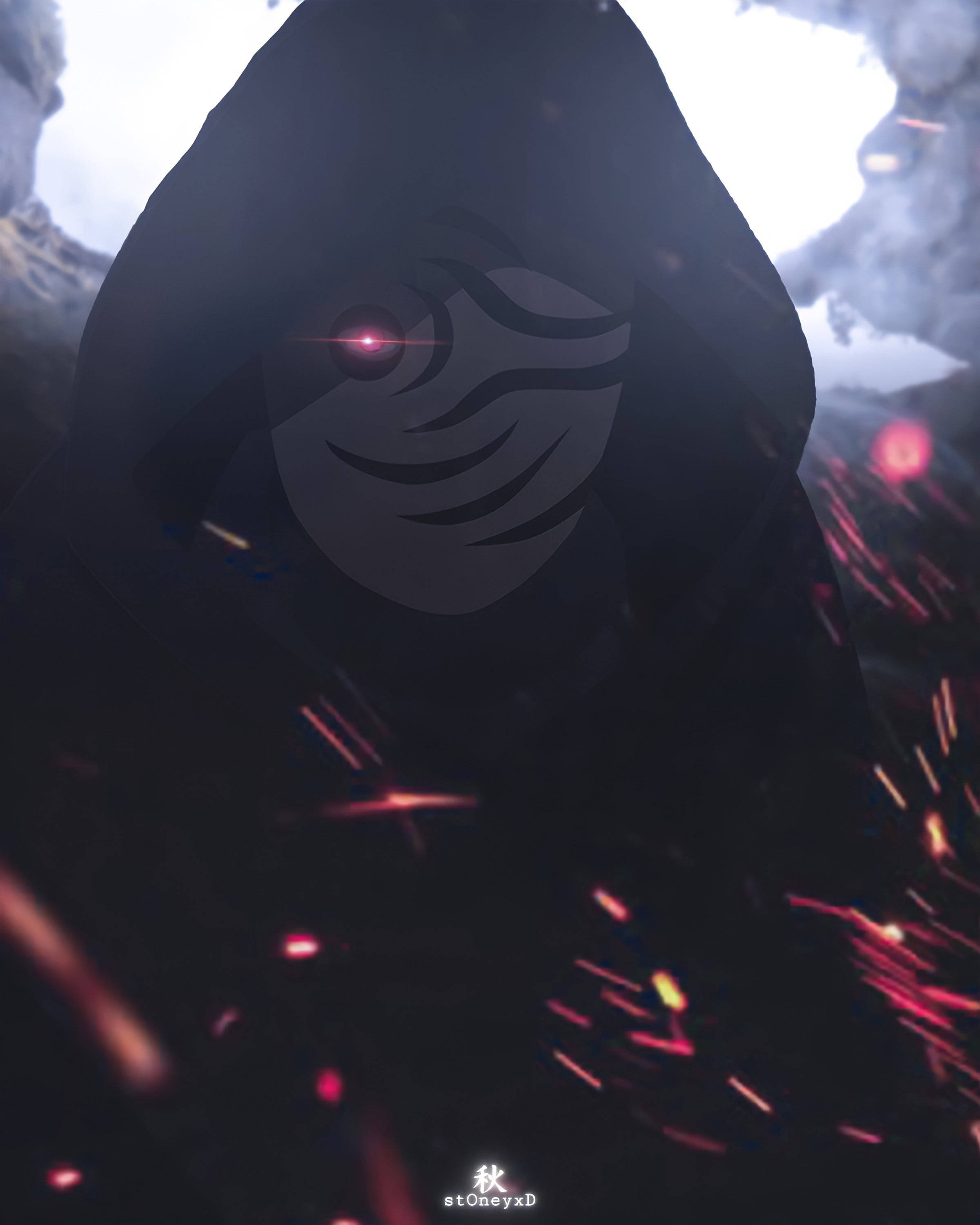 Tisho la Obito Uchiha 4K Picha ya Ukuta