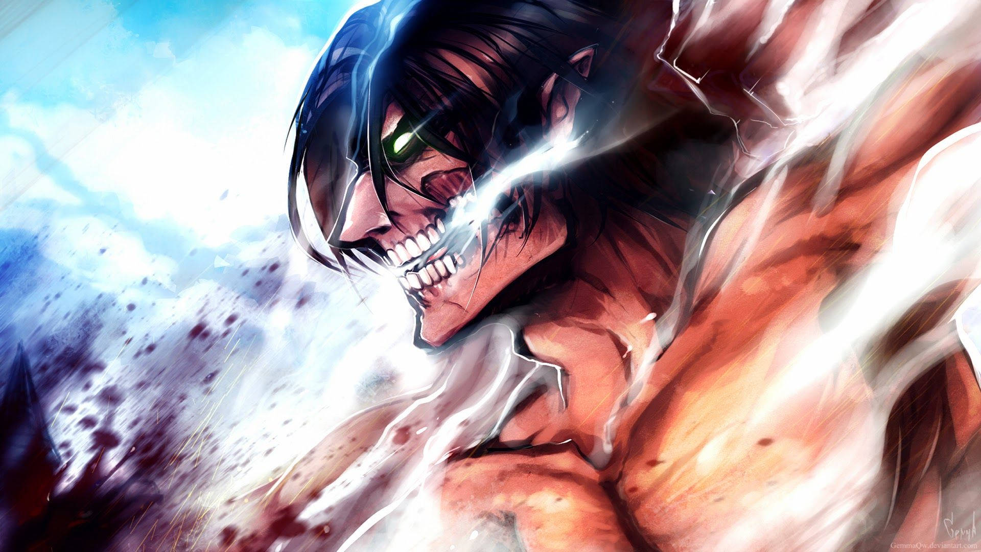 Titan Mwanzilishi - Ishara ya Tumaini katika Attack On Titan Picha ya Ukuta