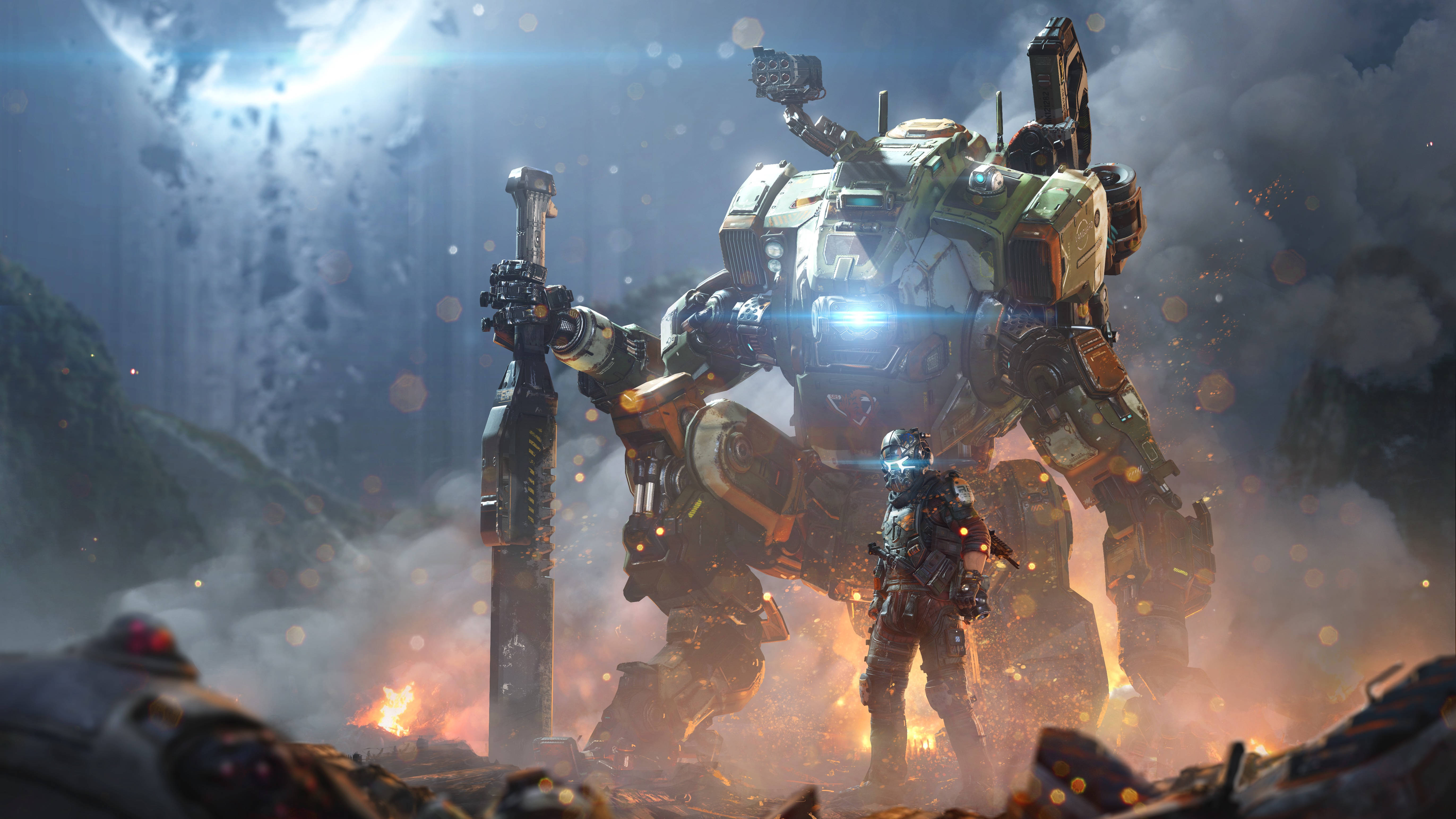 Titanfall 2 4K Mchezo Picha ya Ukuta