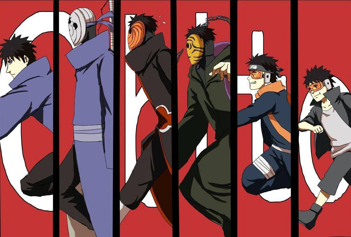 Tobi Naruto Obito Kwa Miaka Picha ya Ukuta