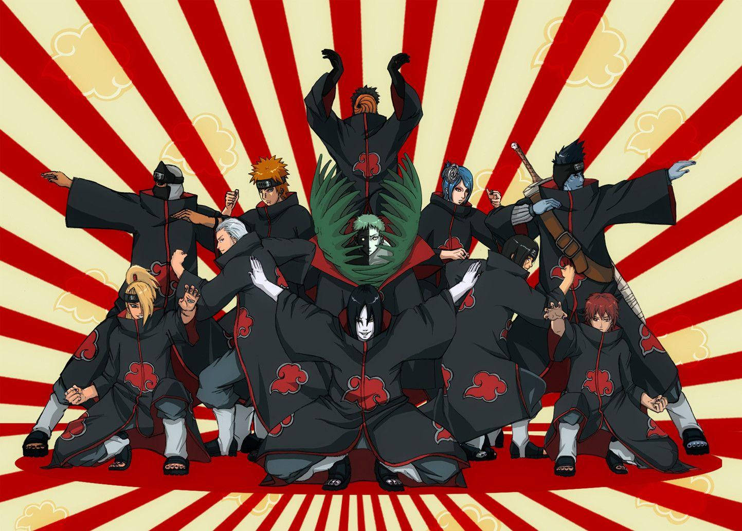 Tobi wa Ukoo wa Akatsuki Naruto Picha ya Ukuta