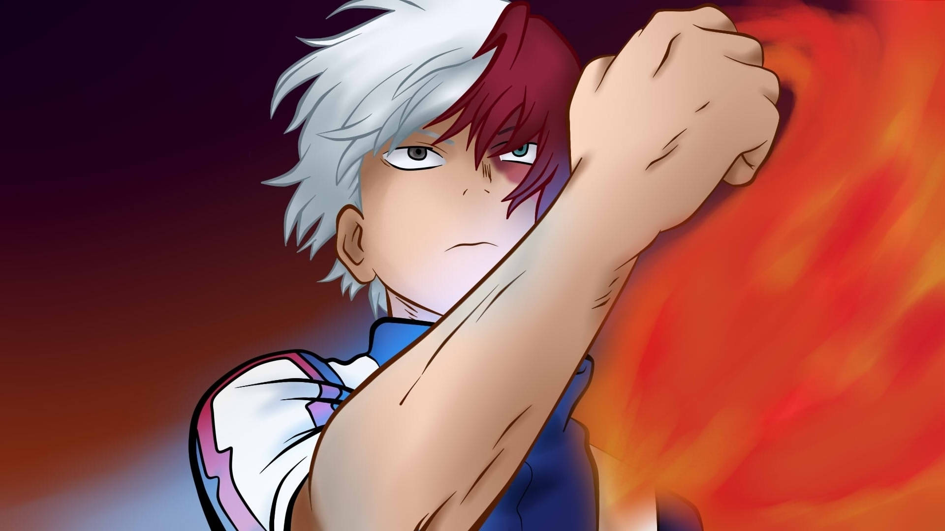 Todokori Mwanasesheni My Hero Academia Sanaa ya Kuchora Picha ya Ukuta