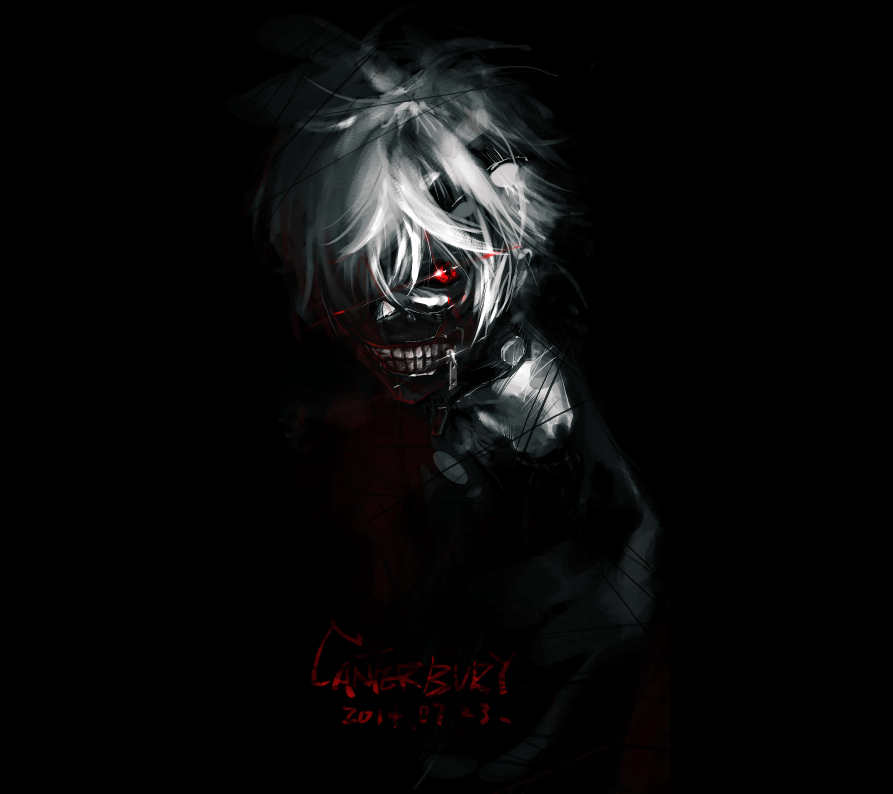 Tokyo Ghoul Desktop - Kufurahia ulimwengu wa ajabu Picha ya Ukuta