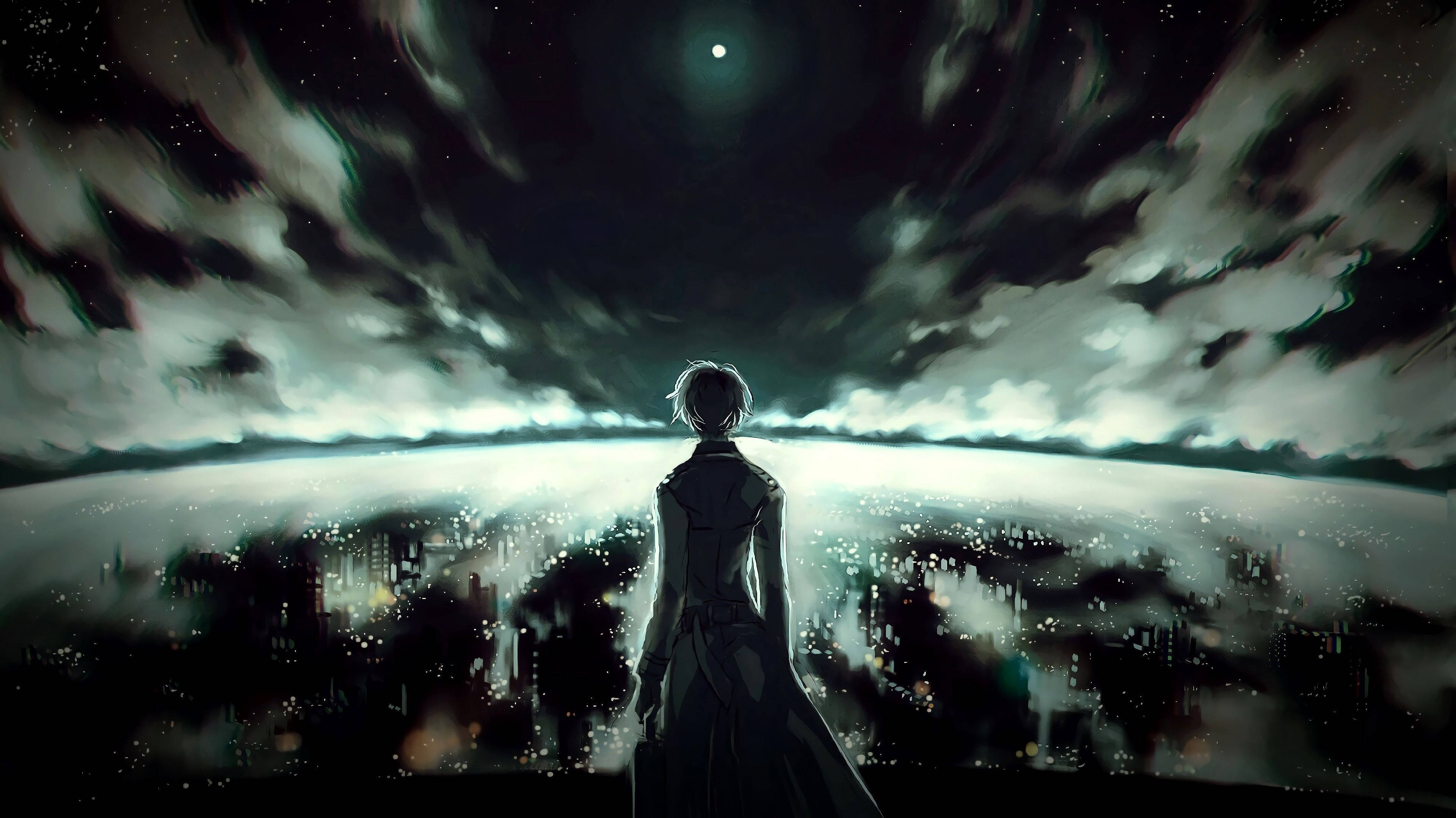 Tokyo Ghoul Mandhari Nyeusi ya Anime kwa Kompyuta Picha ya Ukuta