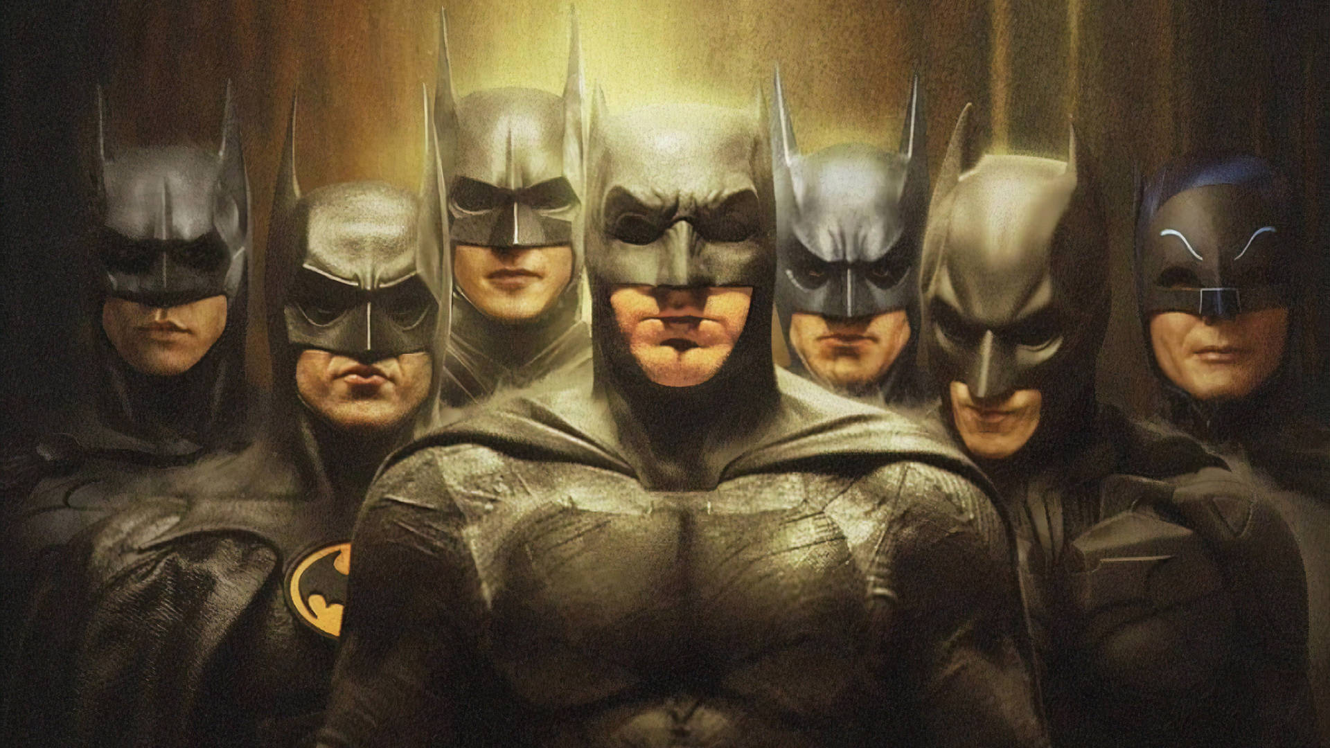 Toleo la Mwamba wa DC Batman wa Filamu za Superhero Picha ya Ukuta