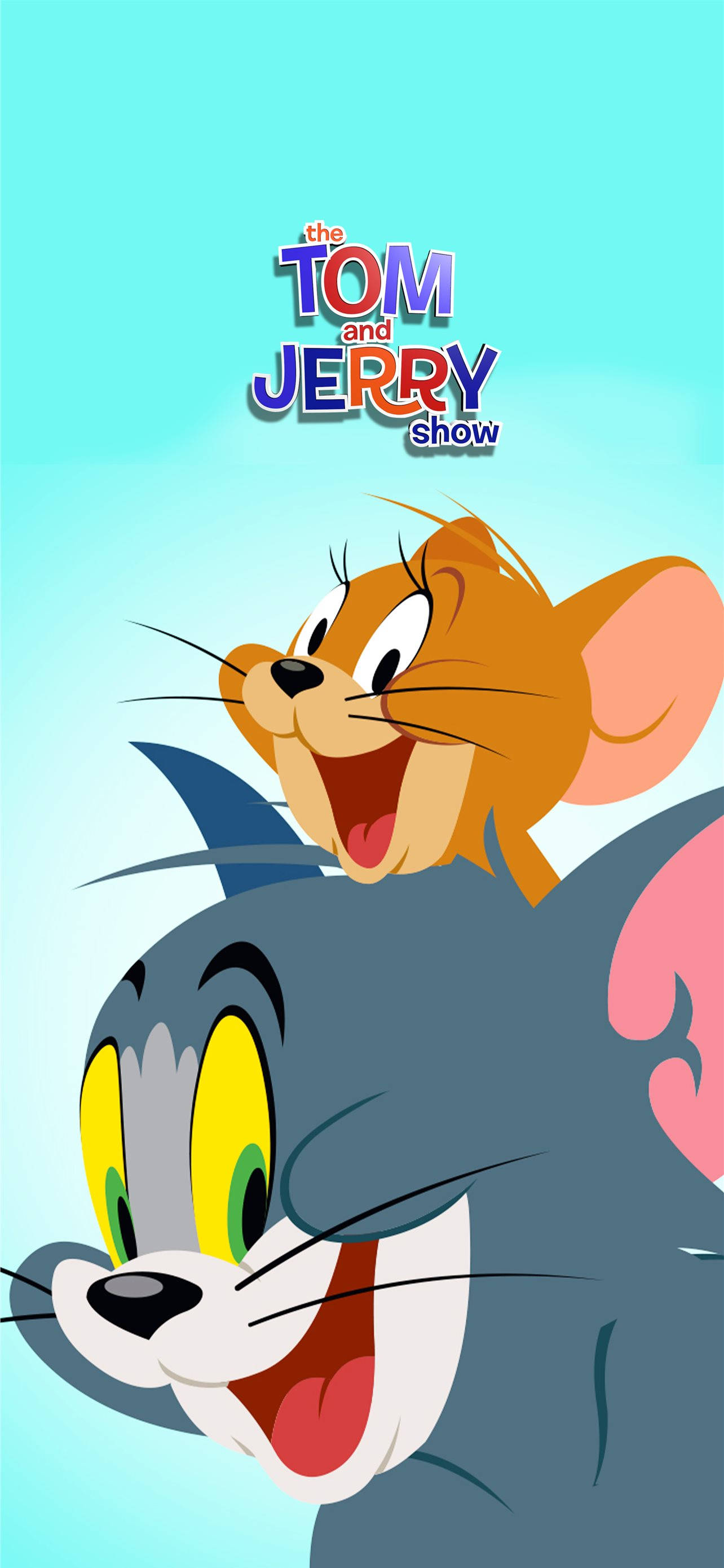 Tom na Jerry Katuni Waliowafurahi Picha ya Ukuta