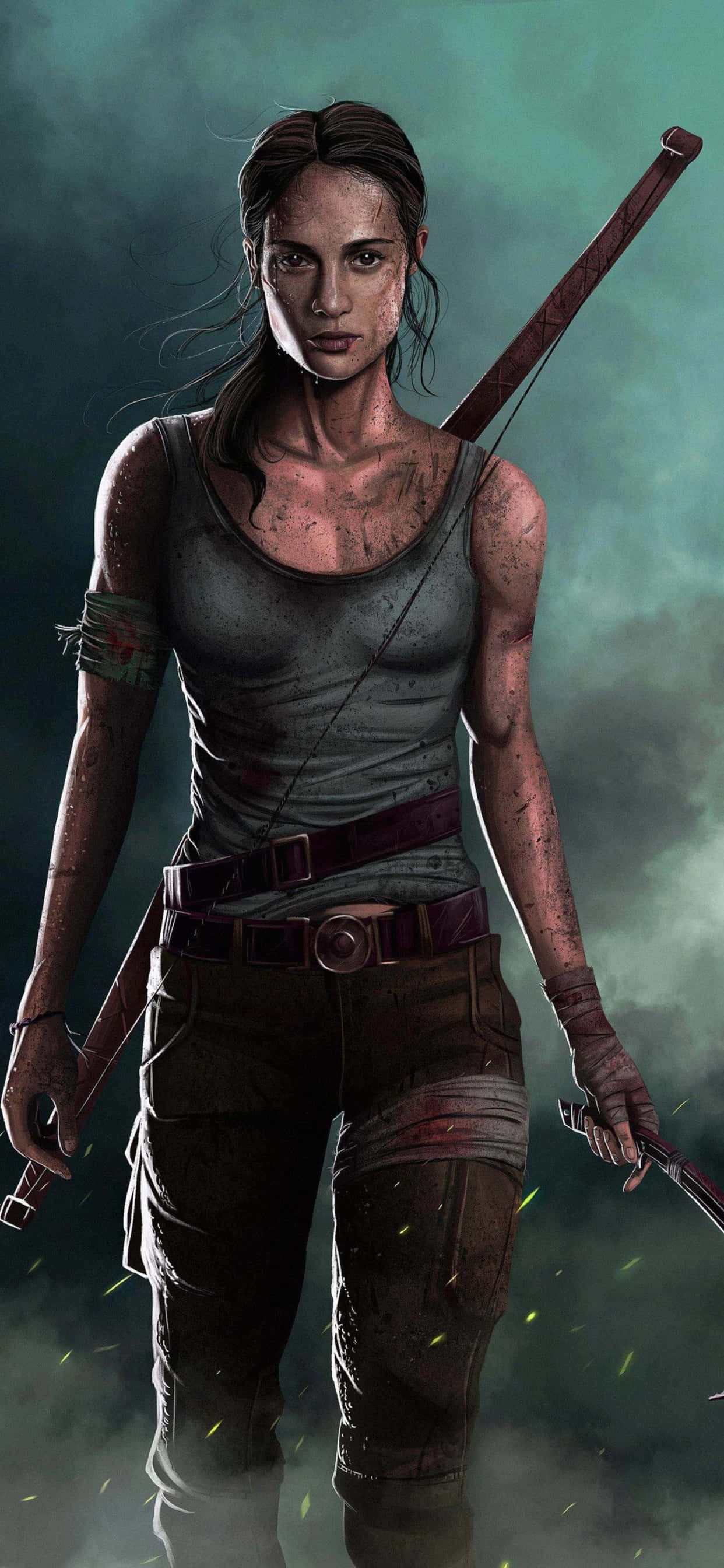 tomb raider anakili kifaa cha kusafiri na kifaa cha kusafiri Picha ya Ukuta