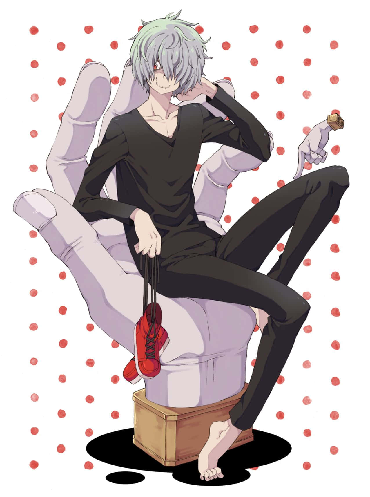 Tomura Shigaraki, mwavijana wa anime Picha ya Ukuta