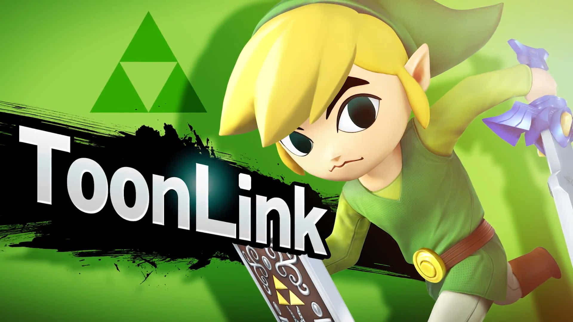 Toon Link kutoka The Legend Of Zelda Picha ya Ukuta