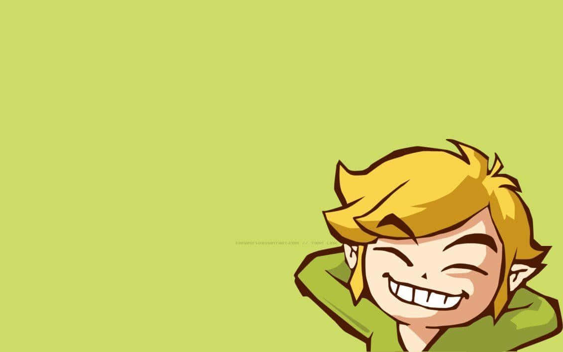 Toon Link Mcheshi Picha ya Ukuta