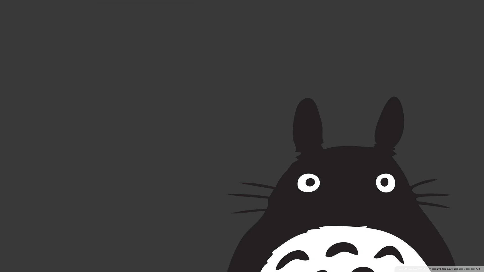 Totoro Mzuri na Mcheshi wa Anime Jirani Yangu Picha ya Ukuta