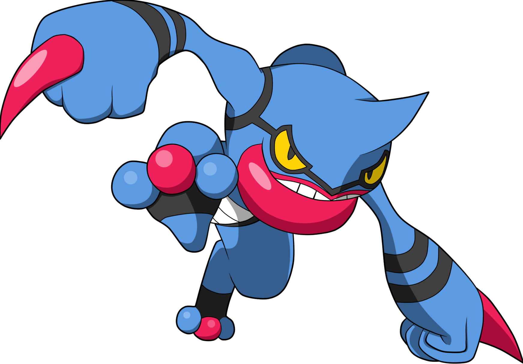 Toxicroak Pokemon Akitupa Teke Kwa Mguu Picha ya Ukuta