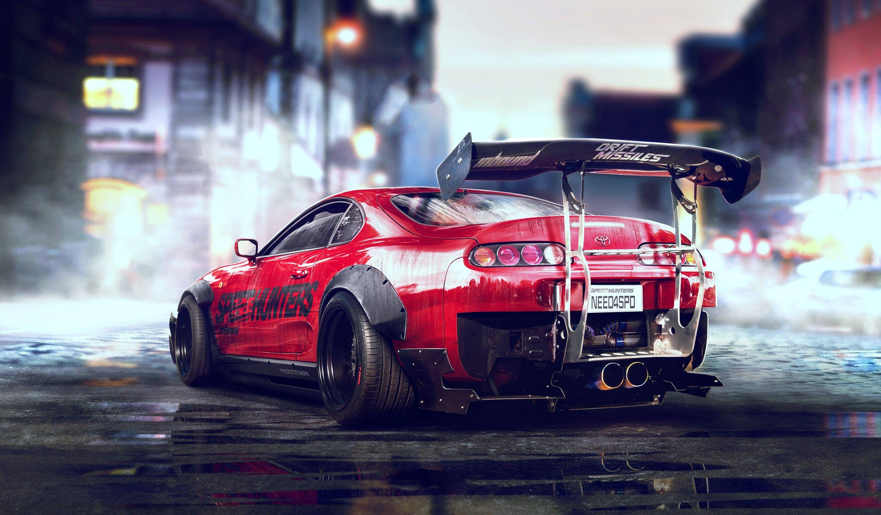 Toyota Supra Mk4 Iliyobadilishwa Kikamilifu Picha ya Ukuta
