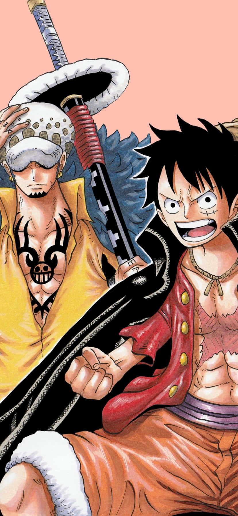 Trafalgar Law, the Cunning Strategist of the Heart Pirates Picha ya Ukuta