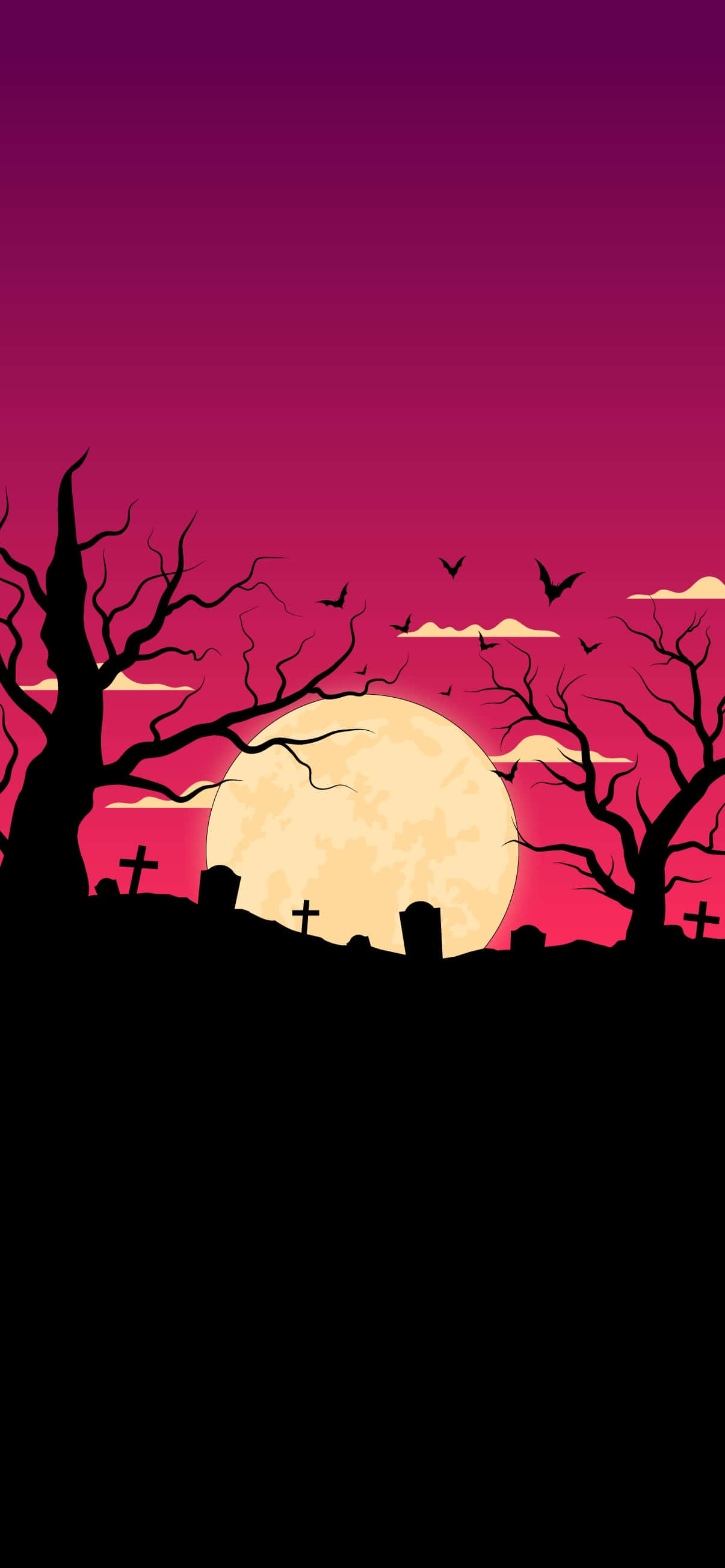 Trick or treat! Kukuza Halloween hii kwa mandhari ya simu ya kusisimua. Picha ya Ukuta