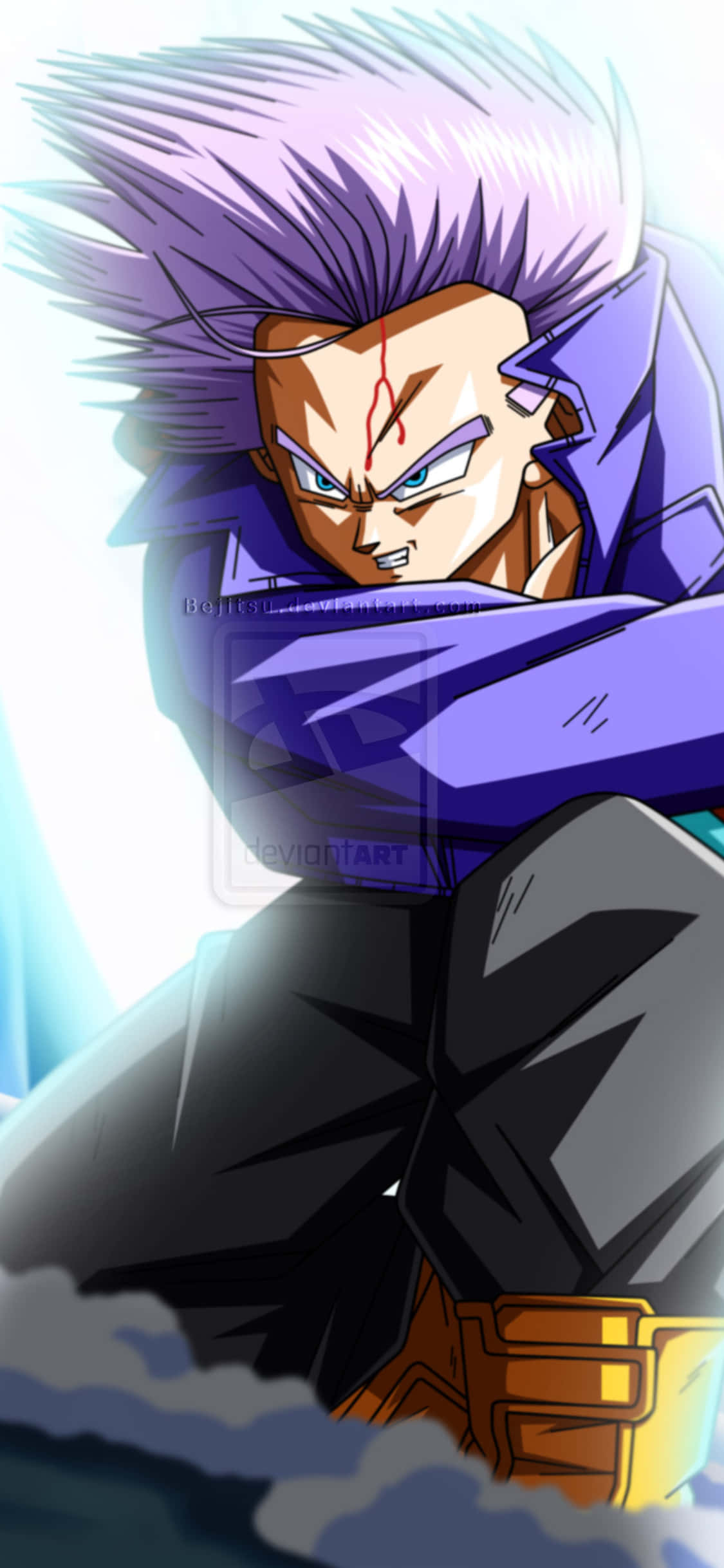 "Trunks Ready to Take On Any Battle" Picha ya Ukuta