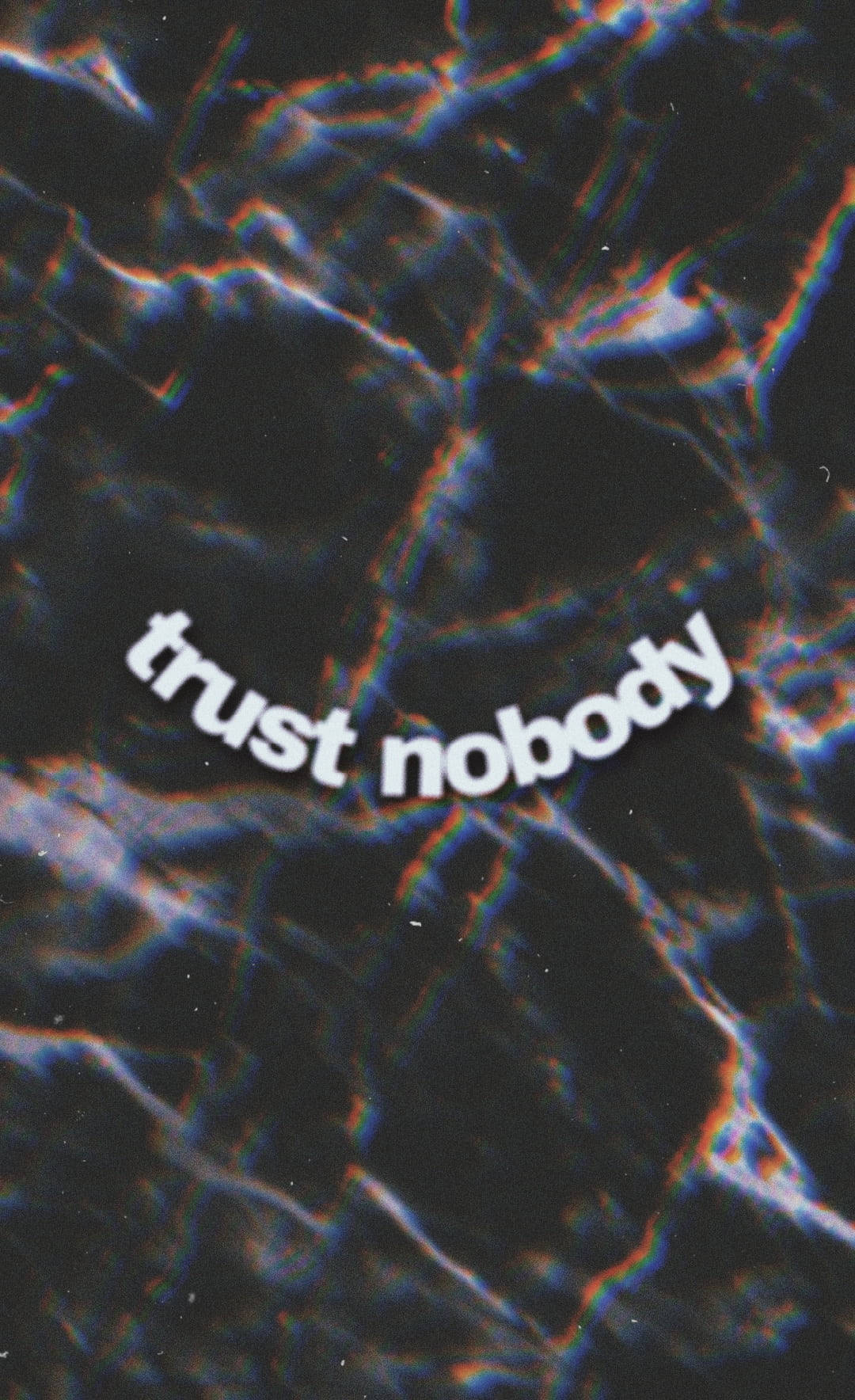 Trust Nobody Quote Picha ya Ukuta
