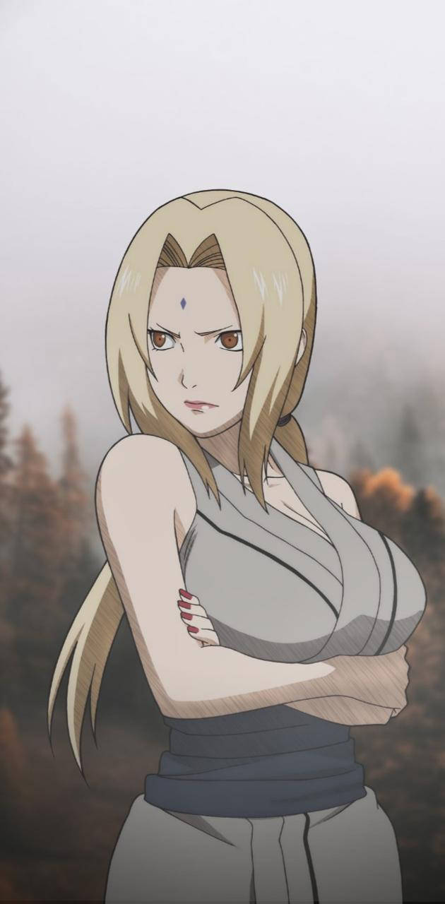 Tsunade Akikunja Nyusi Picha ya Ukuta