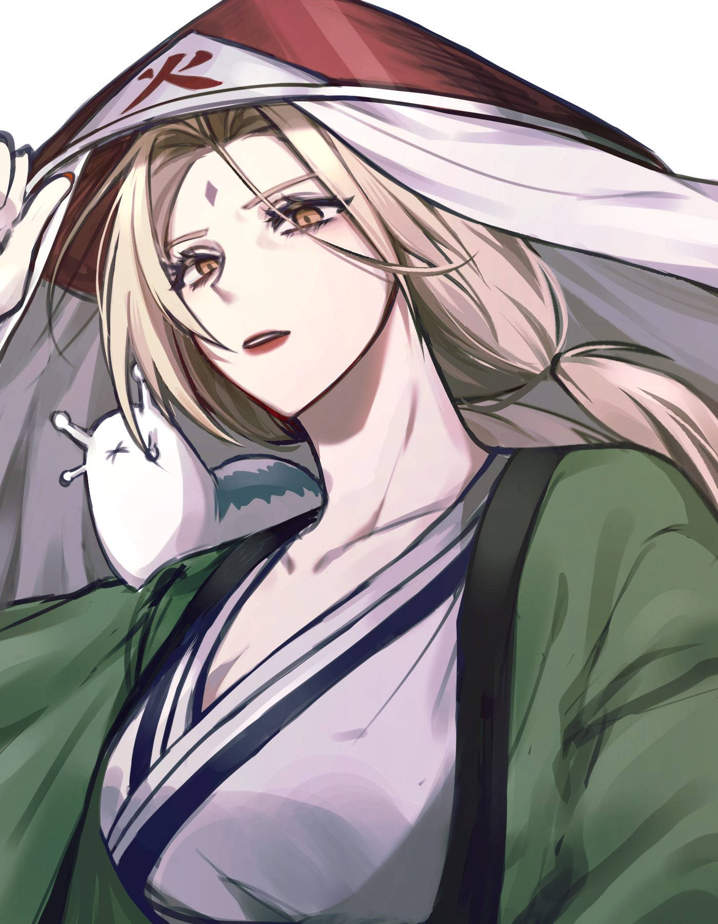 Tsunade Akishika Kasa Yake Picha ya Ukuta