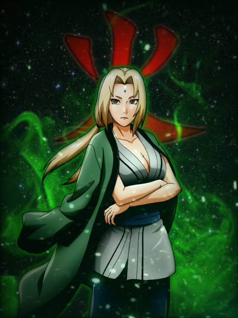 Tsunade Akivuka Mikono Picha ya Ukuta