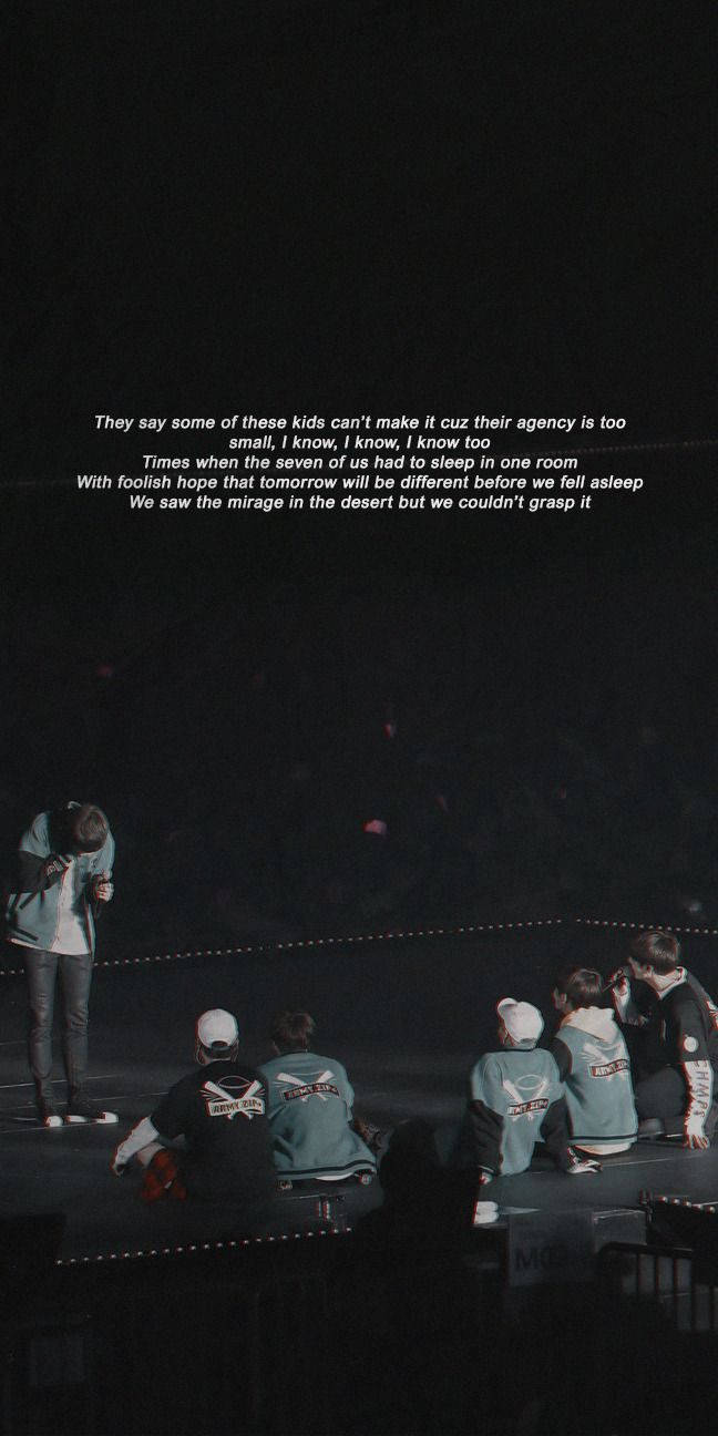 Tukio la Aesthetic Bts 3rd Muster Picha ya Ukuta
