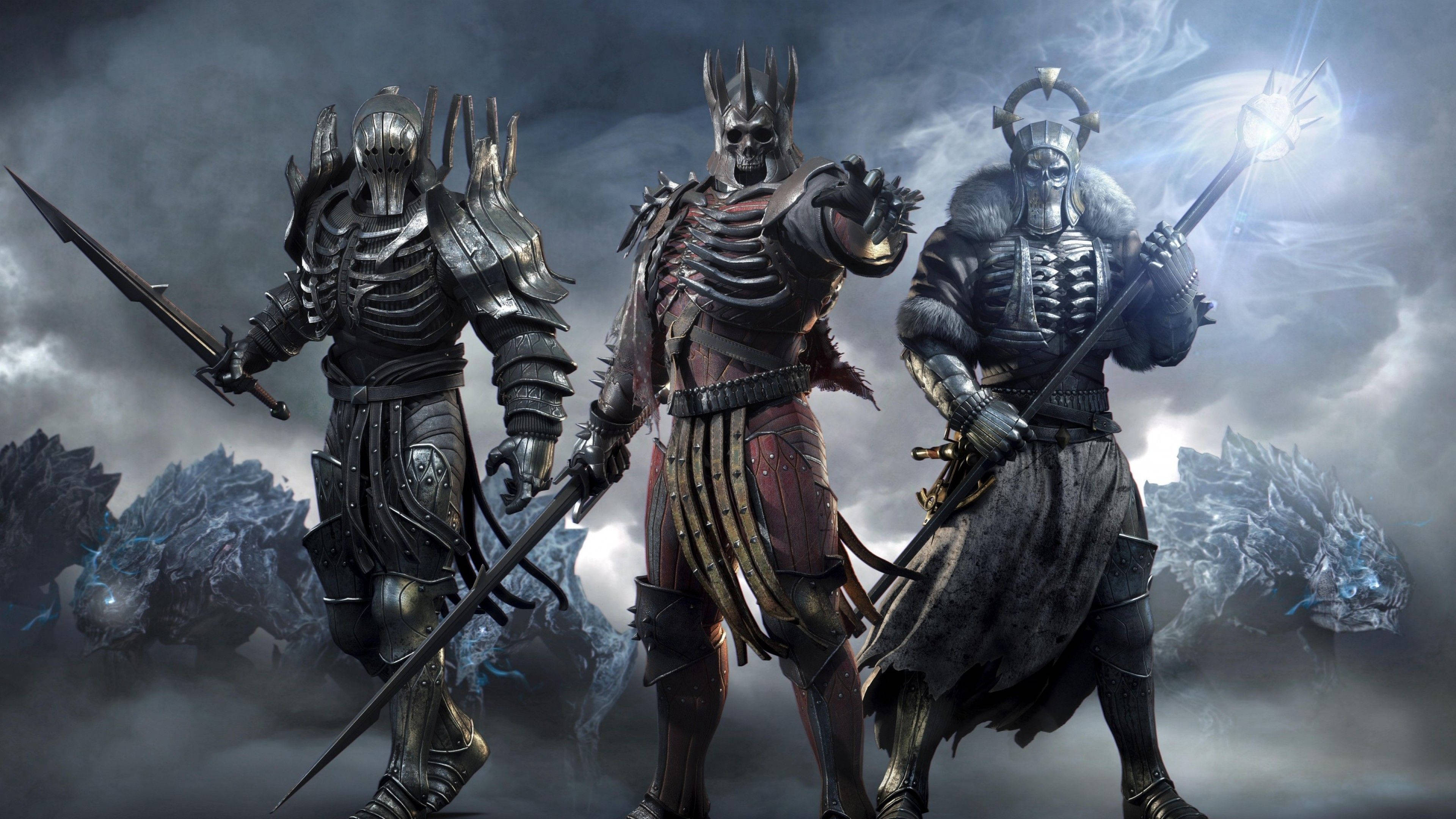 Tumbukia Katika Dunia ya Fantasia ya Witcher 3 Wild Hunt Picha ya Ukuta