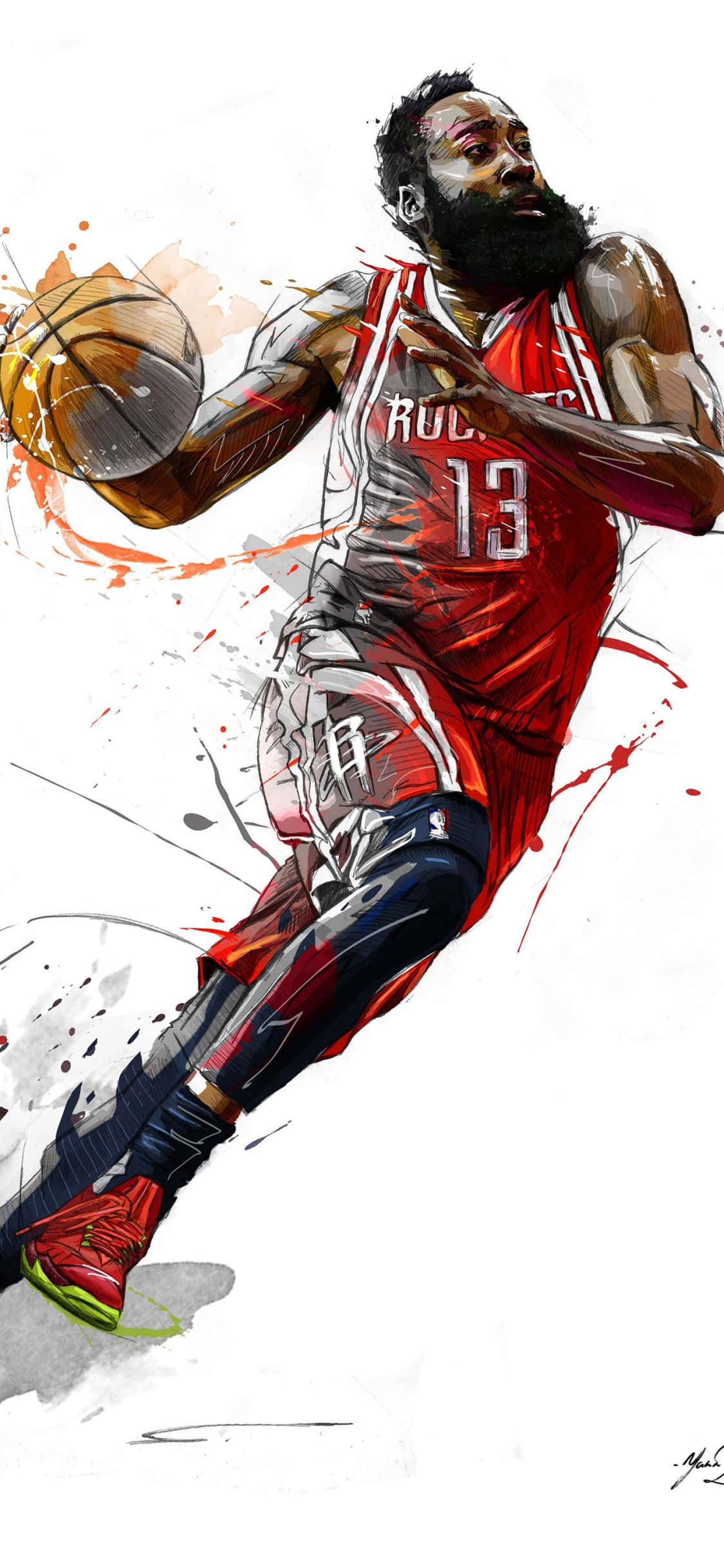 Tumia iPhone Xs Yako Kwa Basketball Picha ya Ukuta