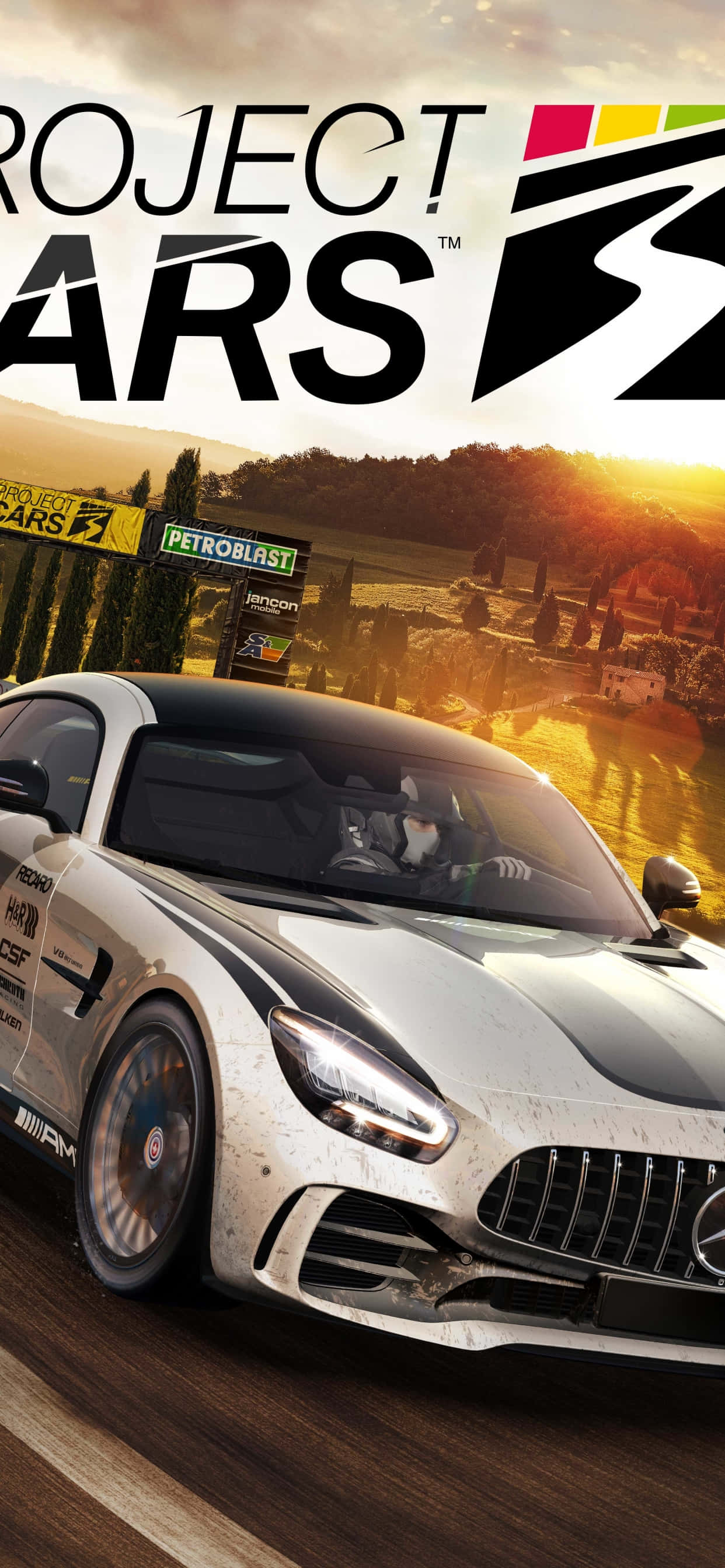 Jitayarishe Katika Ushindani Wa Magari Na iPhone Xs Max Na Project Cars 2 Picha ya Ukuta