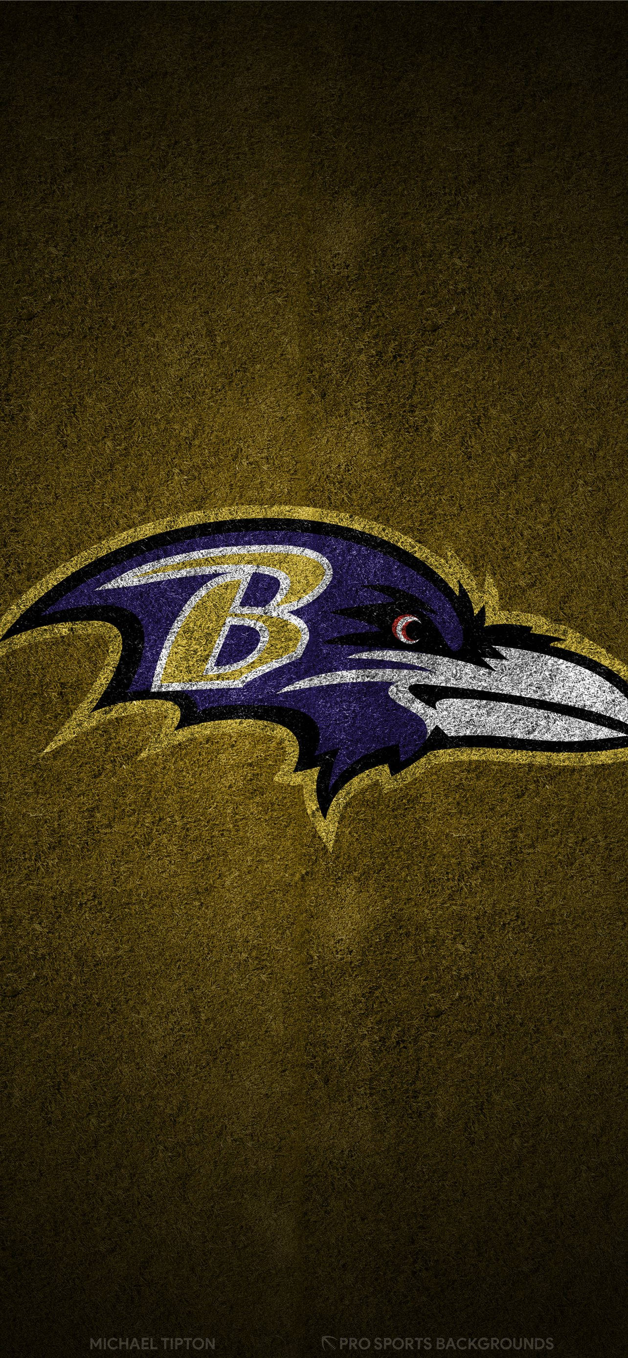 Tunza ushirika wako na Baltimore Ravens kwa iPhone Picha ya Ukuta