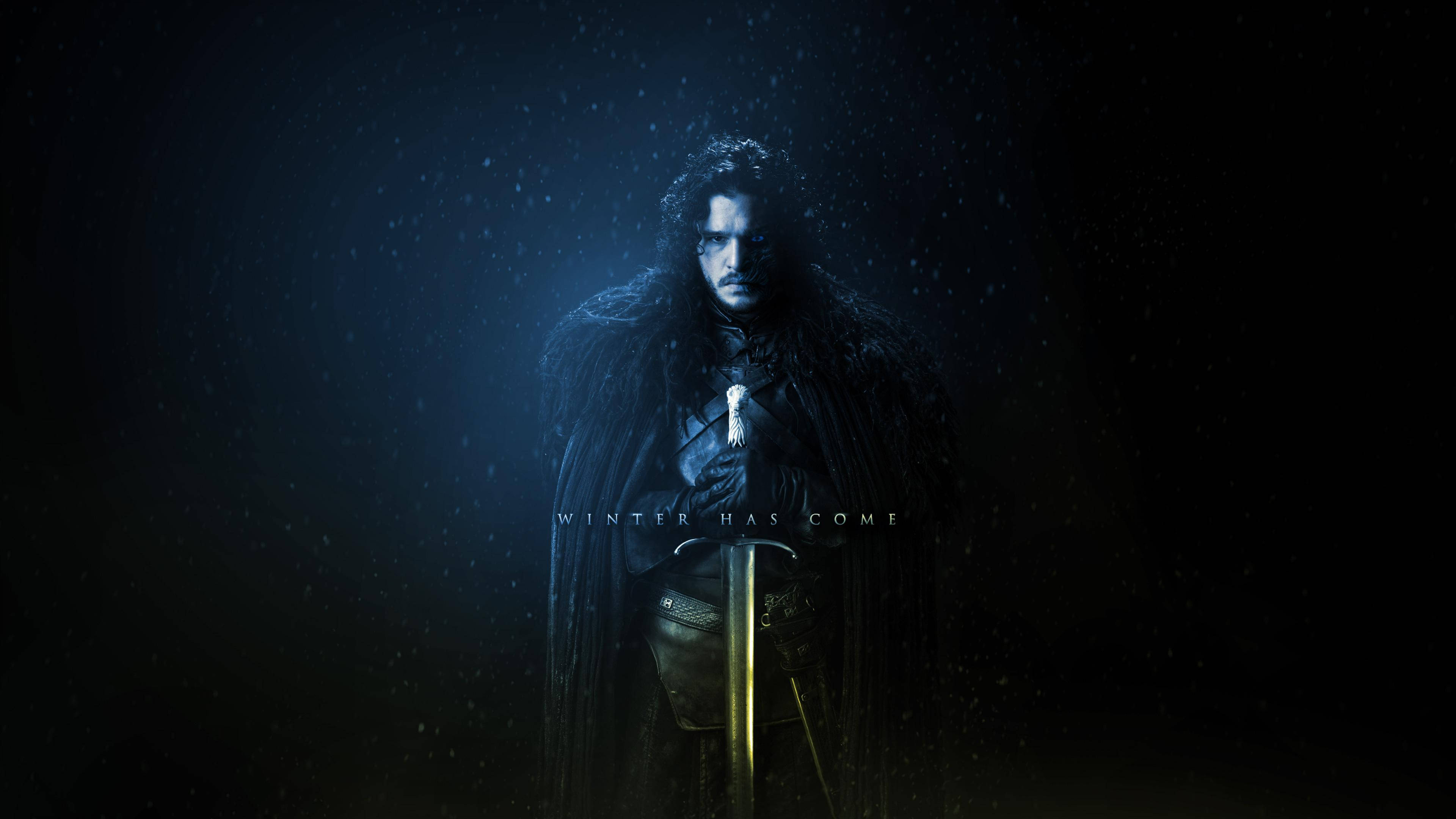 TV 4K Game Of Thrones Jon Snow Winter Imekuja Picha ya Ukuta