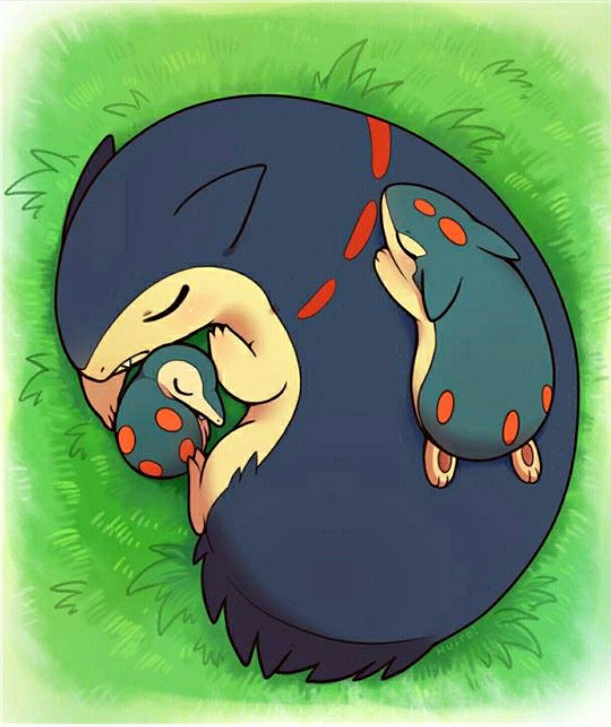 Typhlosion Kubwa Anayekusurufu Picha ya Ukuta