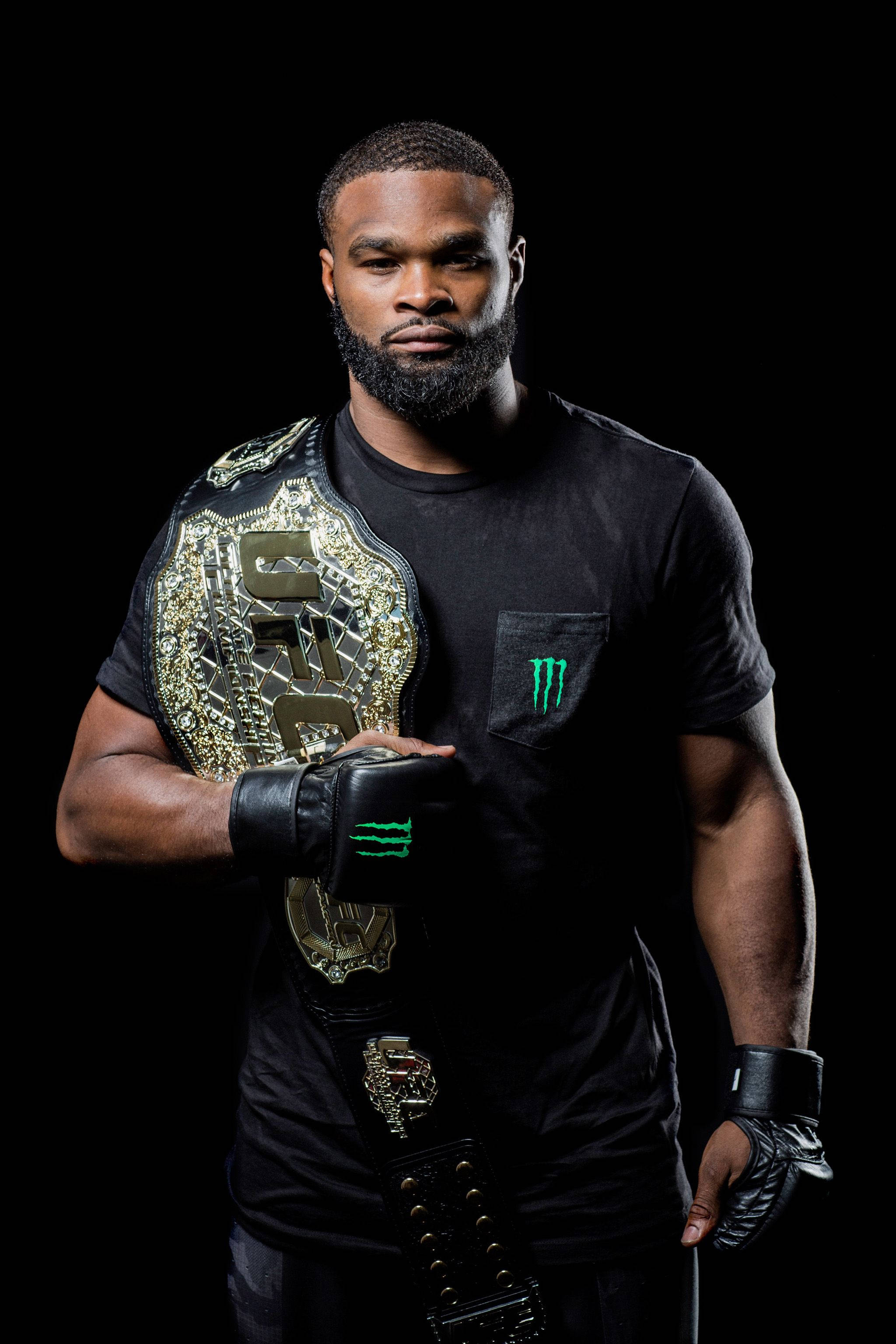 Tyron Woodley na Kipande cha Mwamba Picha ya Ukuta