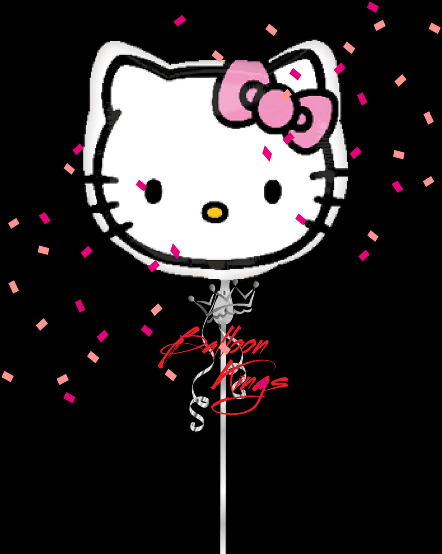 Ubunifu wa Puto wa Hello Kitty Picha ya Ukuta