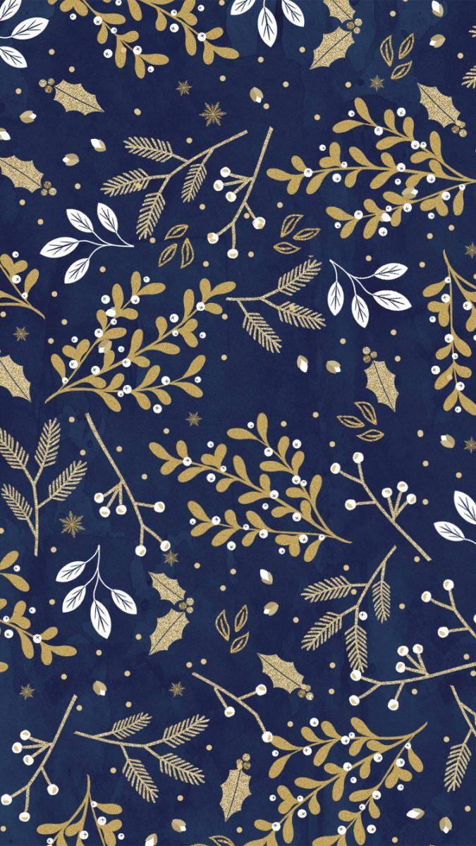 Ubunifu wa Sanaa ya Majani ya Kufikirika kwa iPhone Picha ya Ukuta