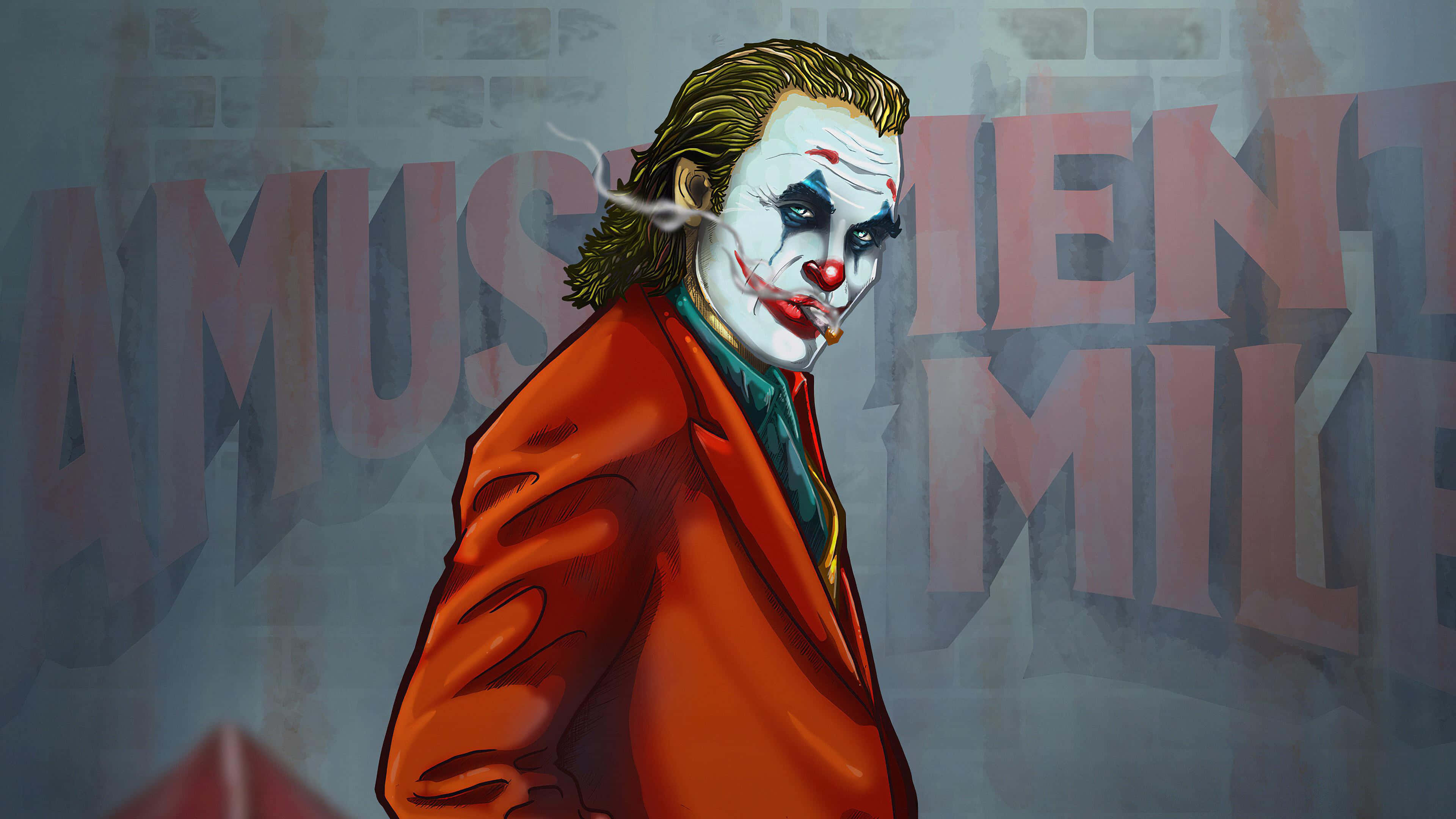 Uchawi wa Kutisha wa Joker Picha ya Ukuta