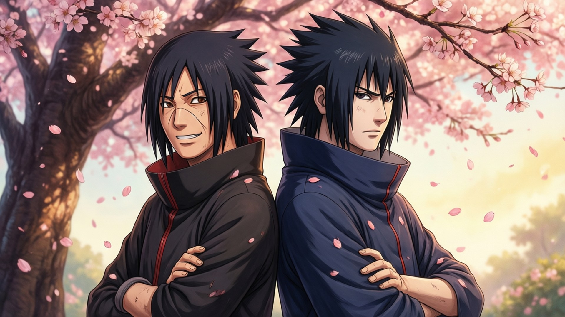 Uchiha Wameungana Tena Picha ya Ukuta